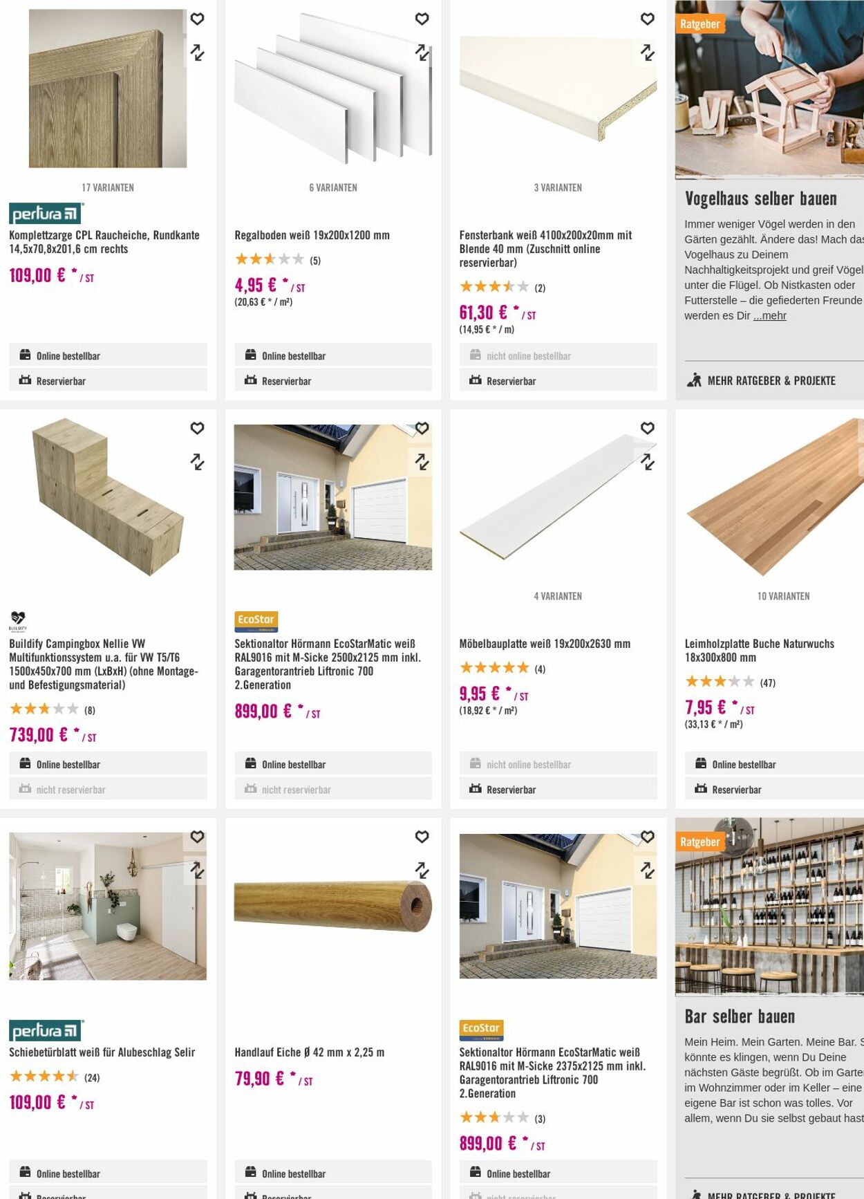 Prospekt Hornbach 22.11.2023 - 30.11.2023