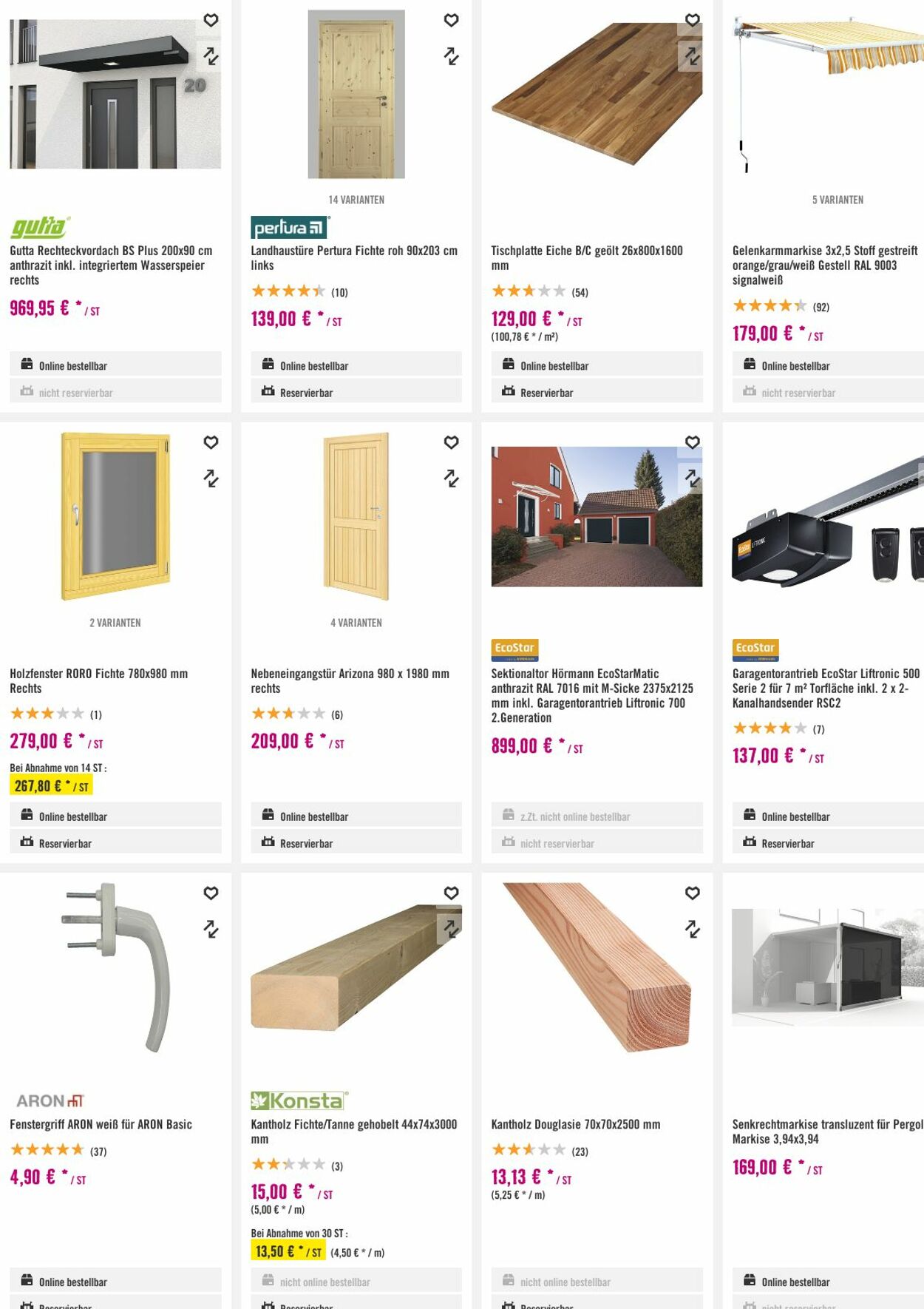 Prospekt Hornbach 22.11.2023 - 30.11.2023