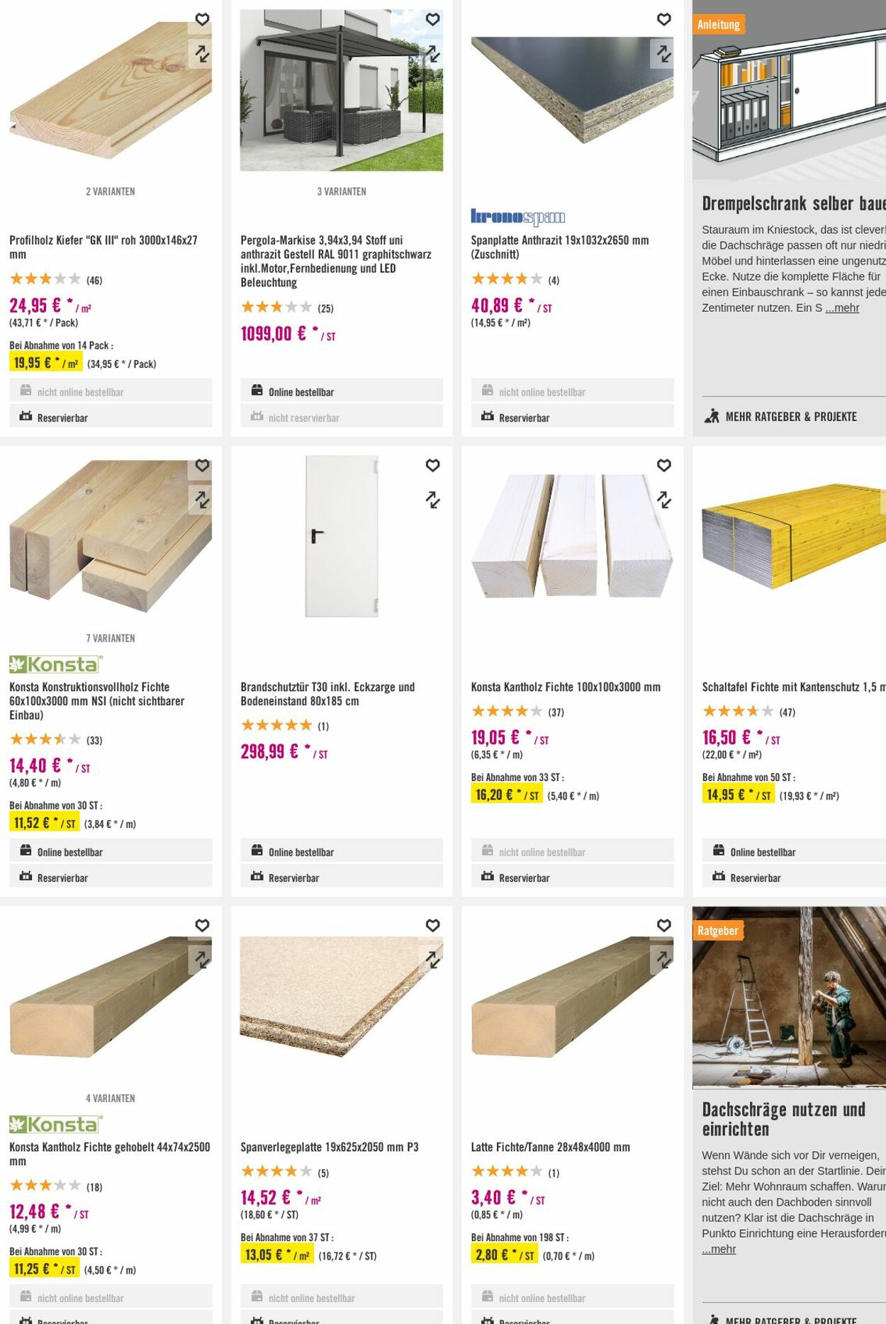 Prospekt Hornbach 22.11.2023 - 30.11.2023