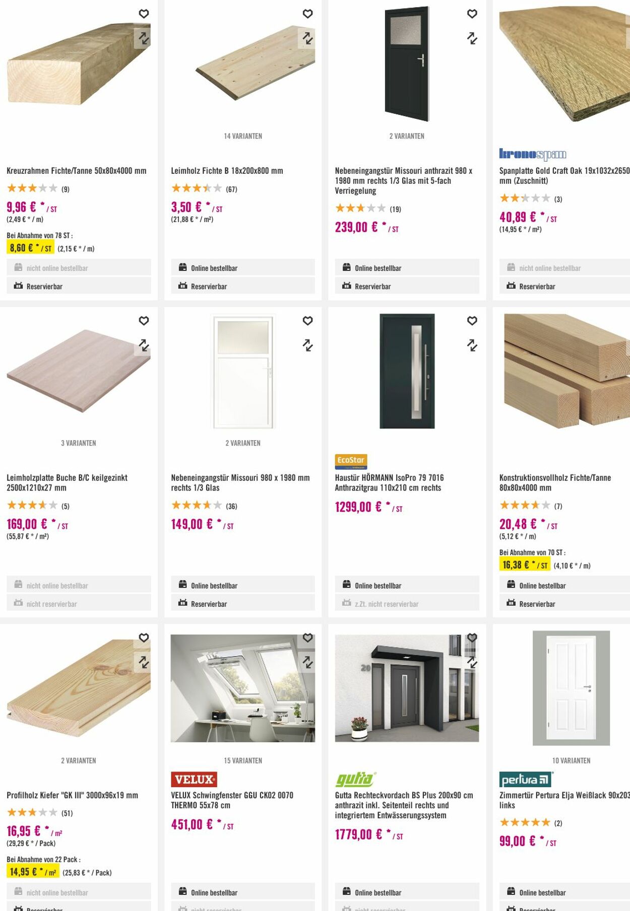 Prospekt Hornbach 22.11.2023 - 30.11.2023