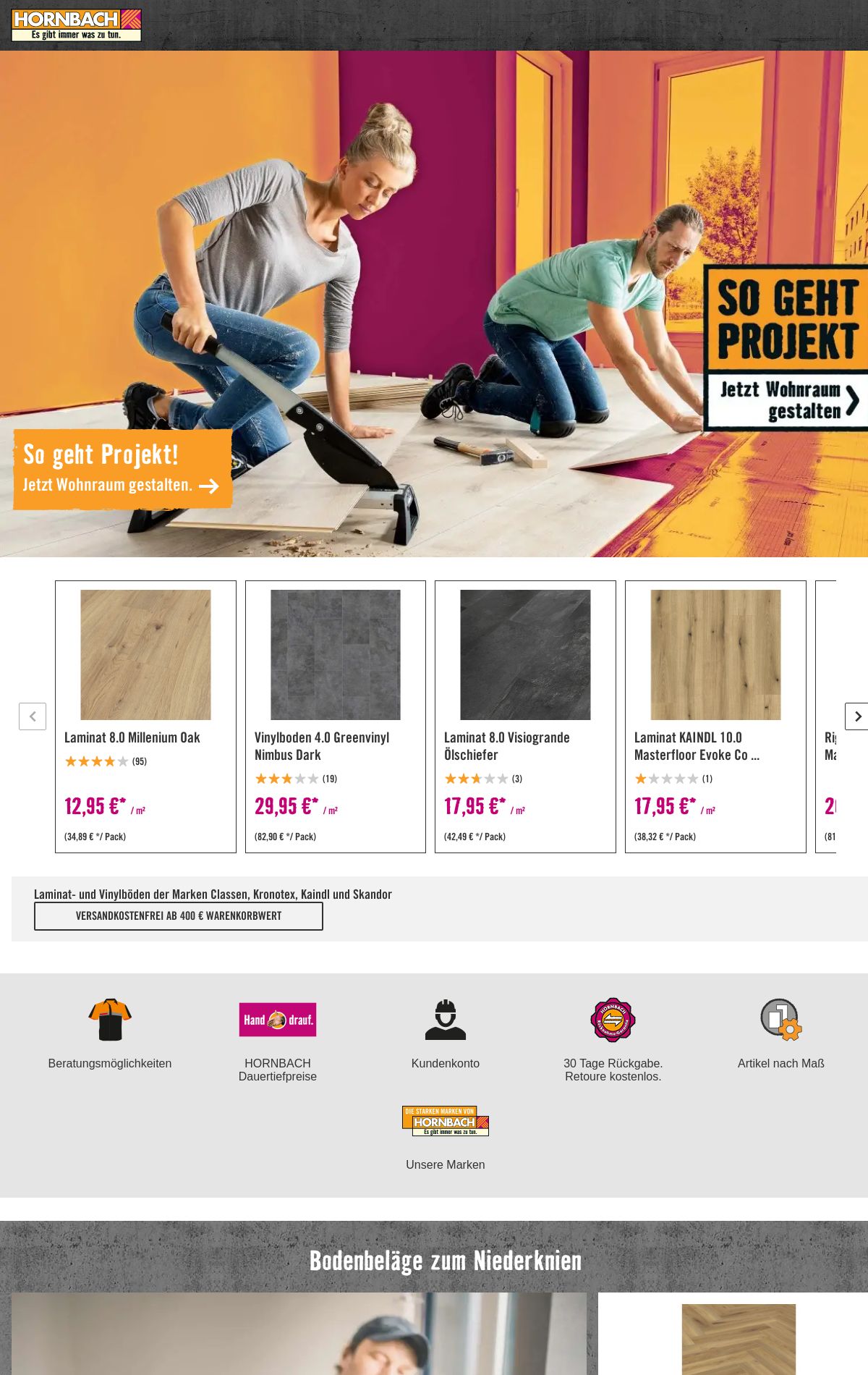 Prospekt Hornbach 18.10.2023 - 26.10.2023