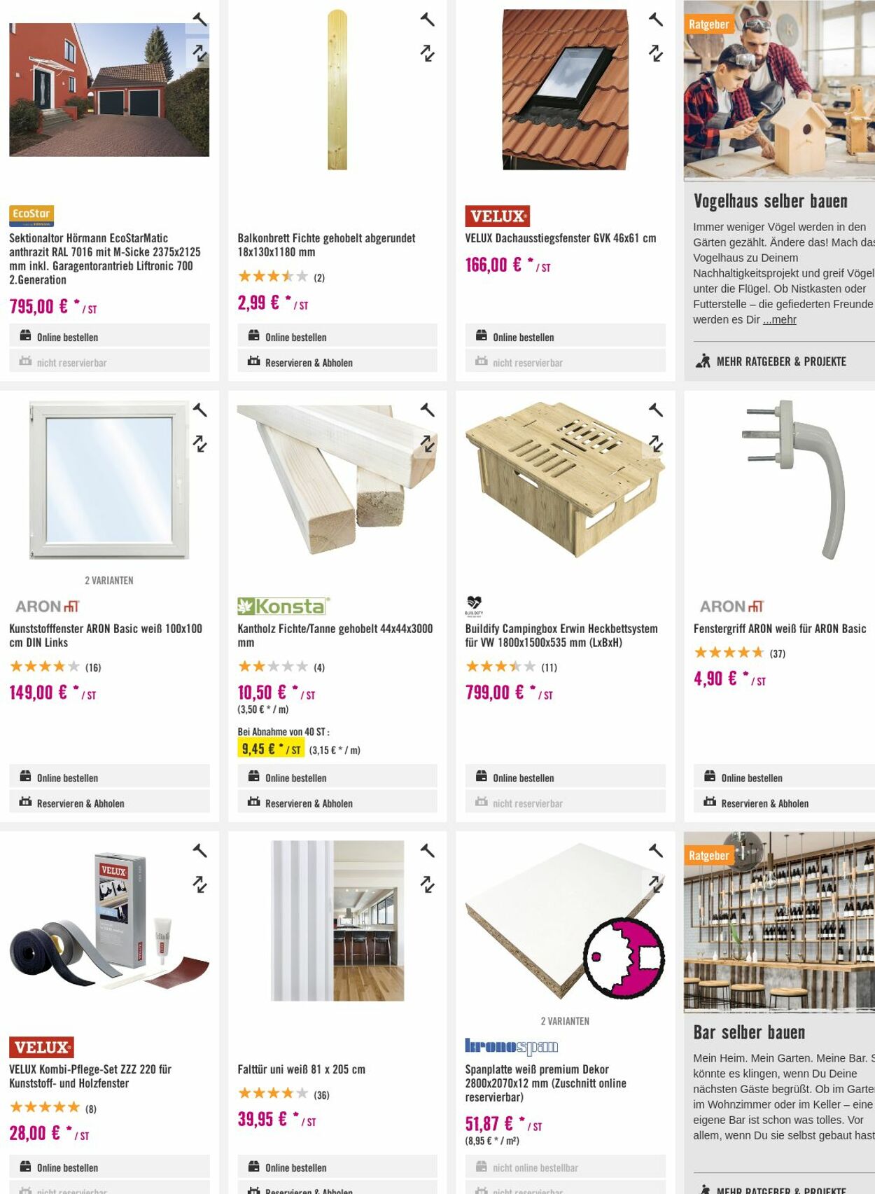 Prospekt Hornbach 23.08.2023 - 31.08.2023