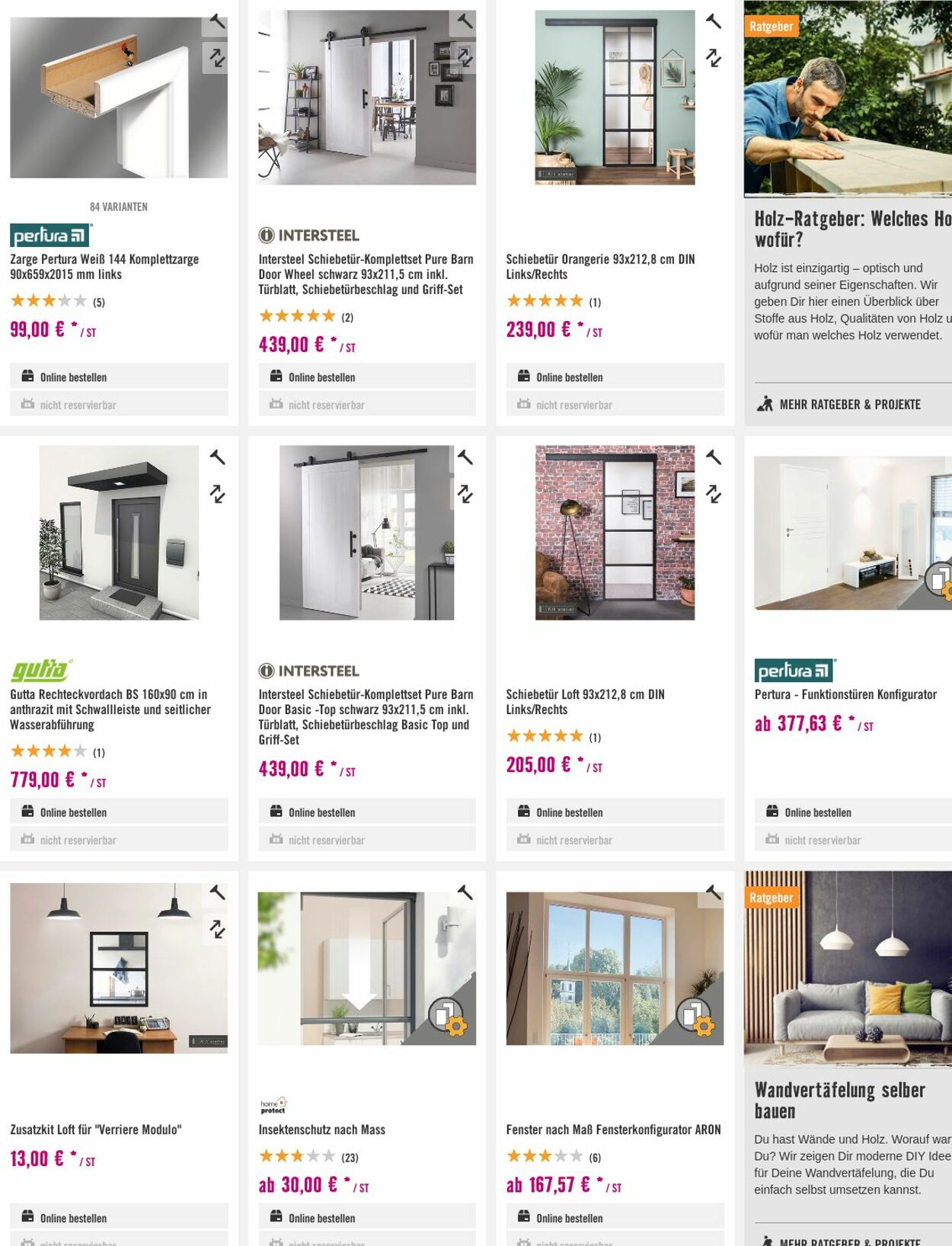 Prospekt Hornbach 23.08.2023 - 31.08.2023