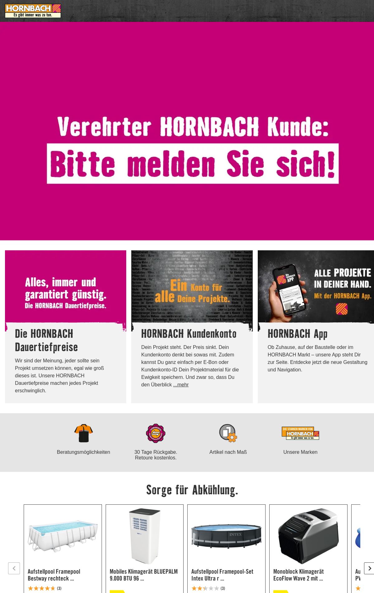 Prospekt Hornbach 05.07.2023 - 13.07.2023