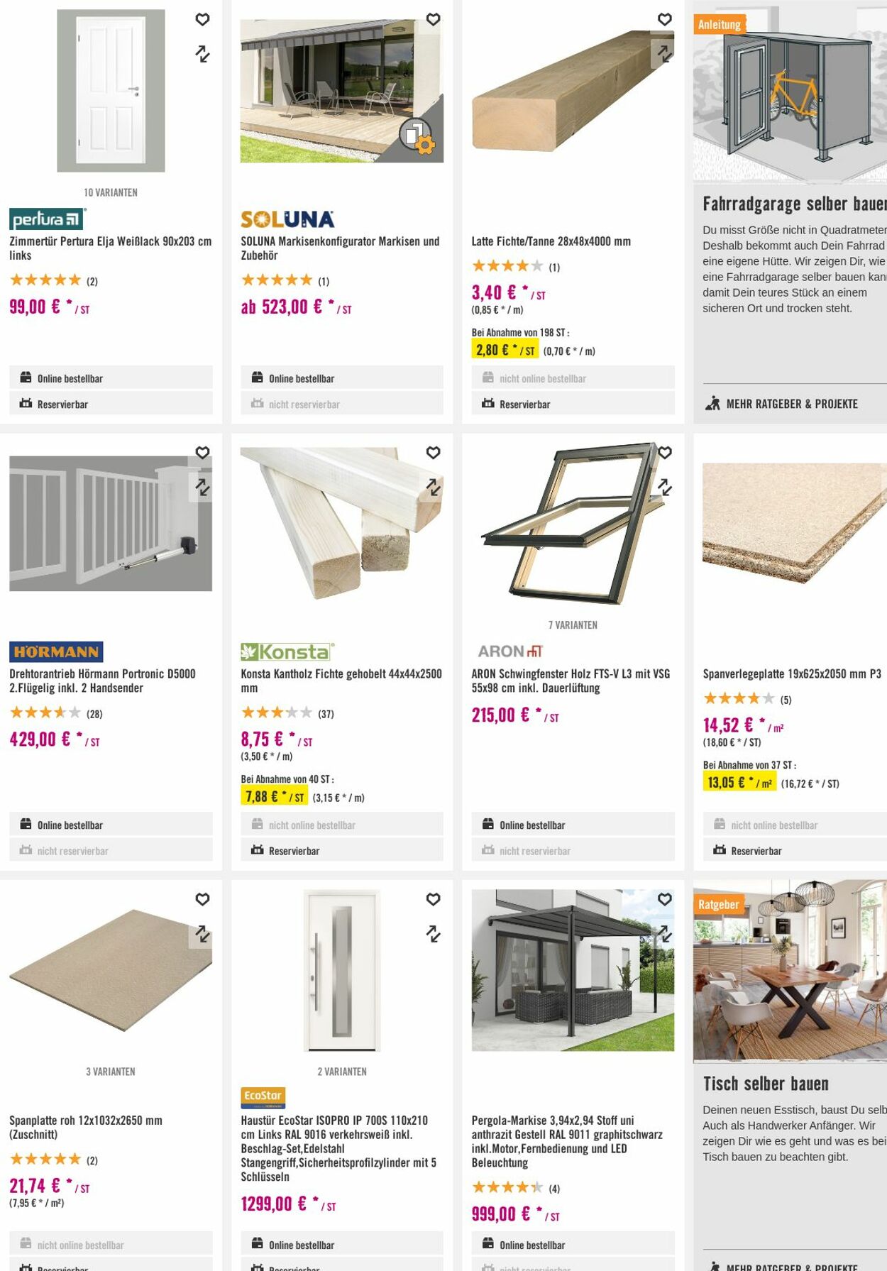 Prospekt Hornbach 25.10.2023 - 02.11.2023