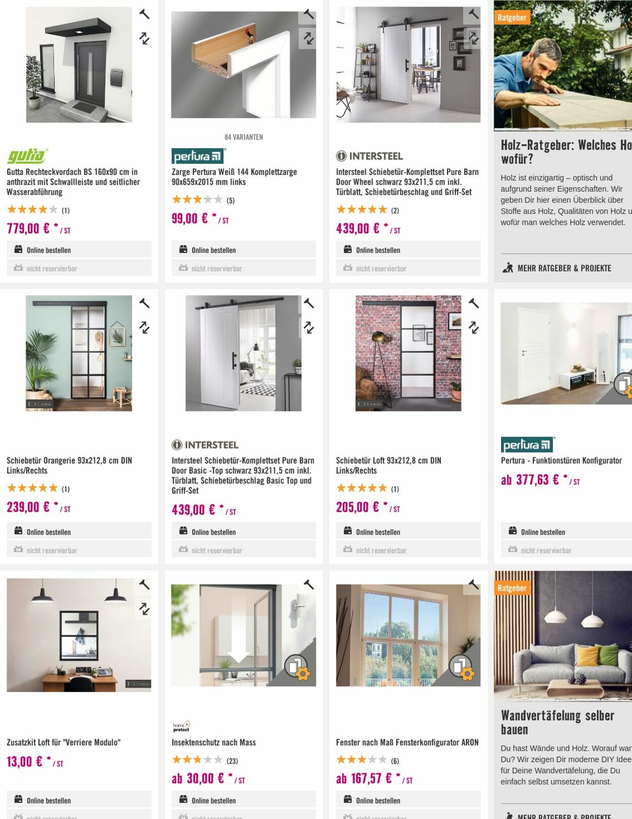 Prospekt Hornbach 30.08.2023 - 07.09.2023