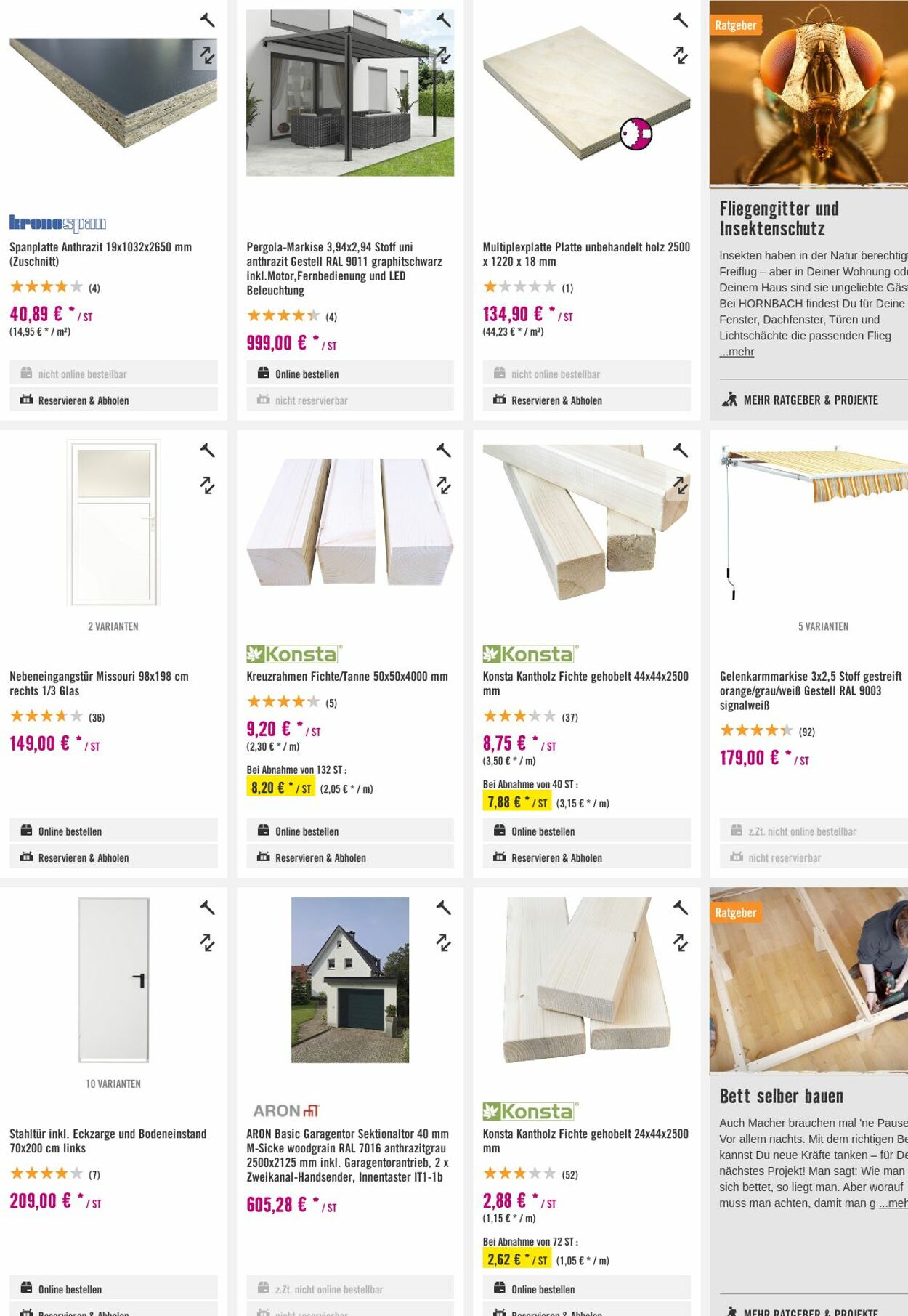 Prospekt Hornbach 30.08.2023 - 07.09.2023