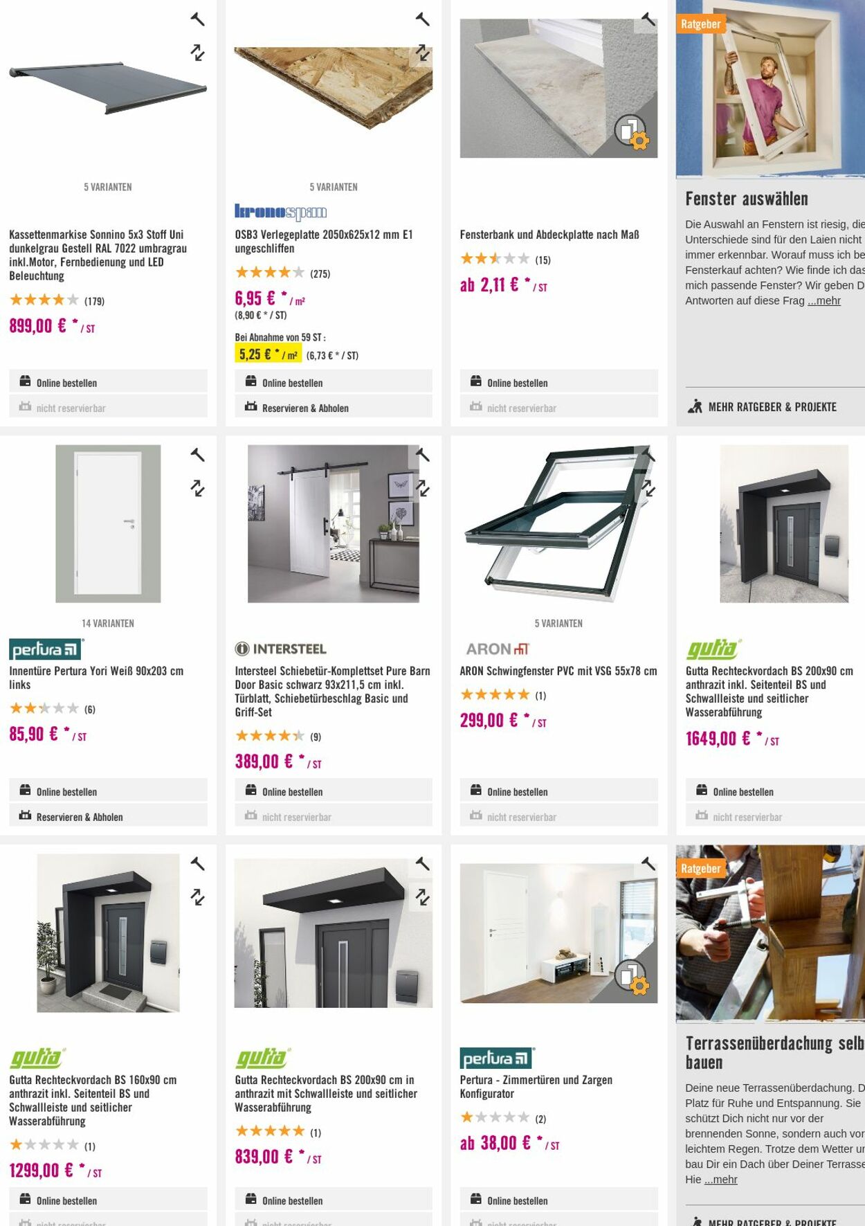 Prospekt Hornbach 30.08.2023 - 07.09.2023