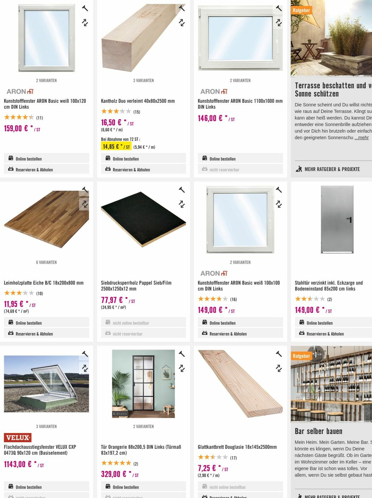 Prospekt Hornbach 30.08.2023 - 07.09.2023