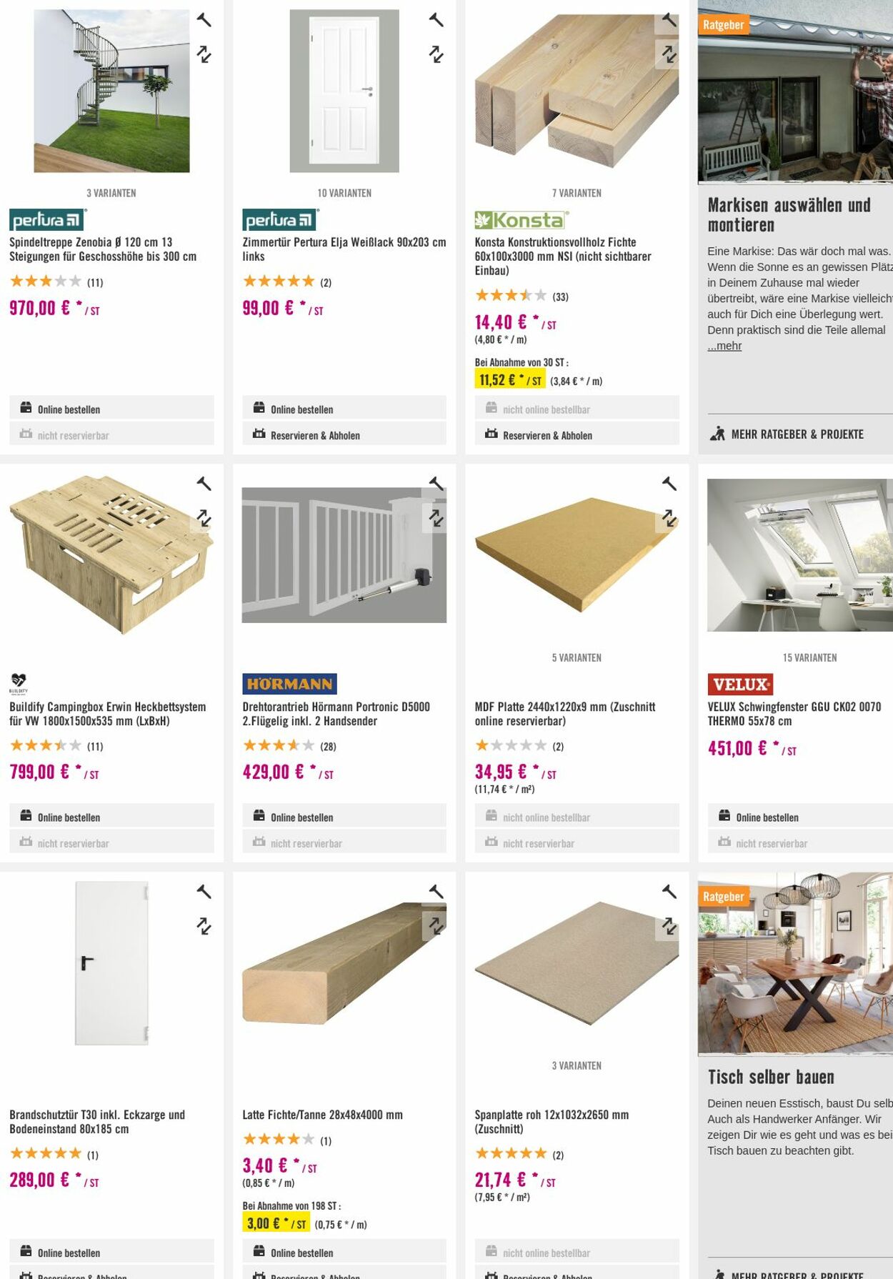 Prospekt Hornbach 30.08.2023 - 07.09.2023