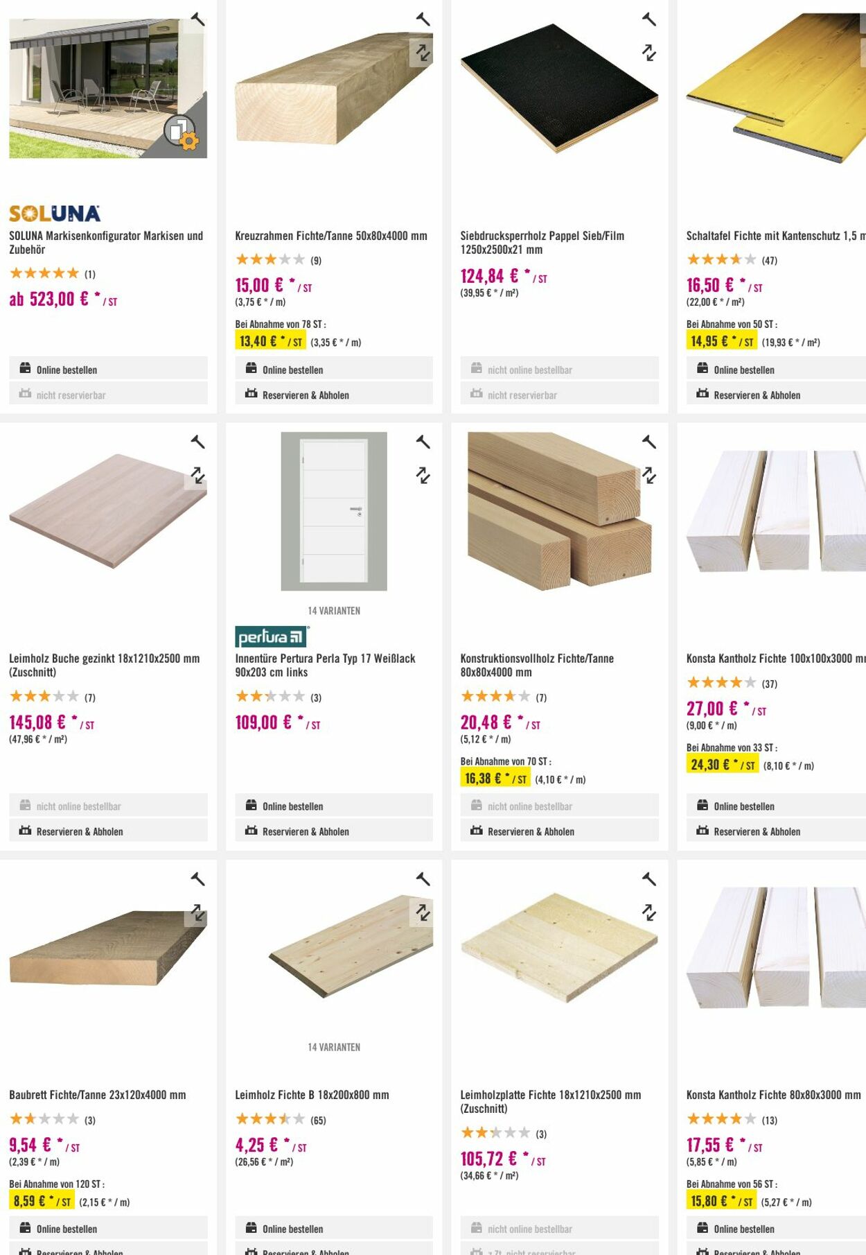 Prospekt Hornbach 09.08.2023 - 17.08.2023