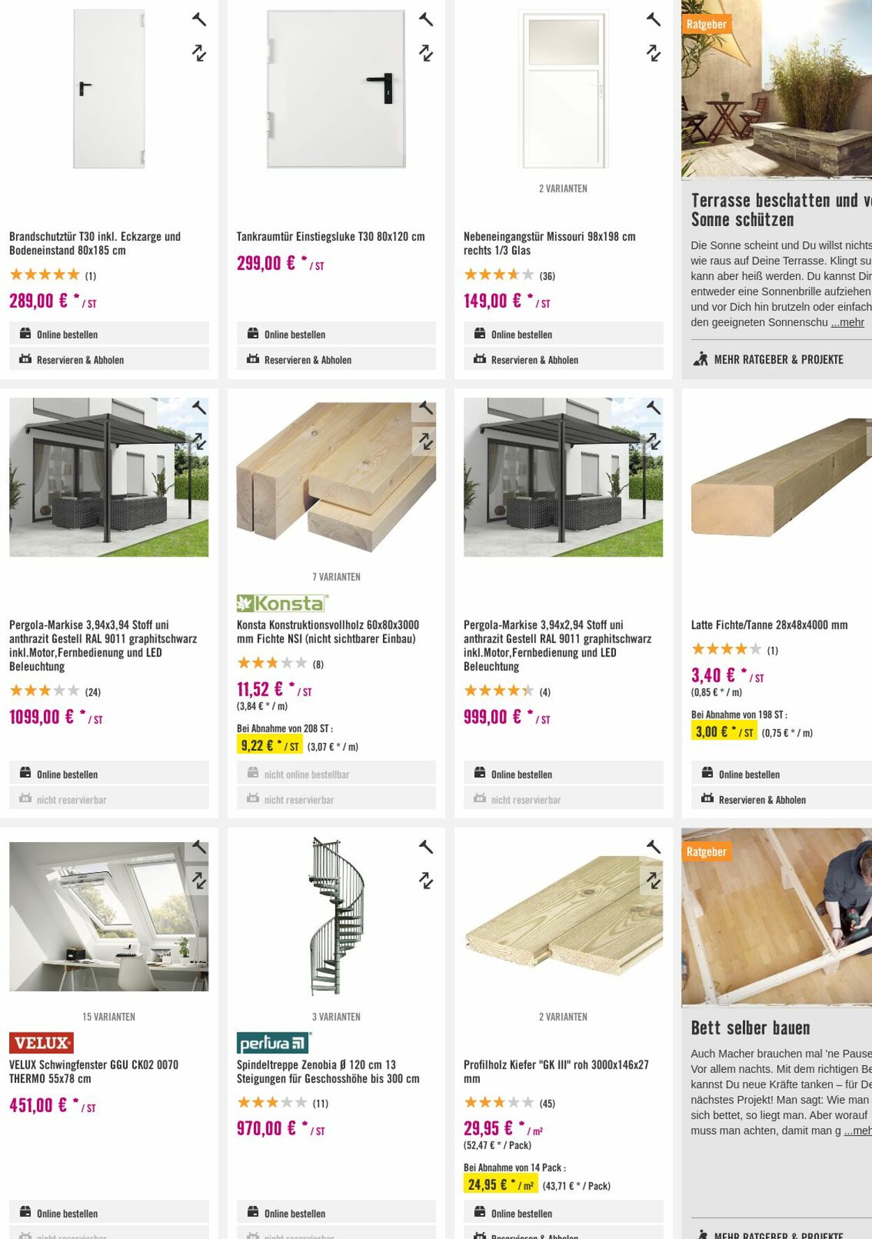 Prospekt Hornbach 09.08.2023 - 17.08.2023