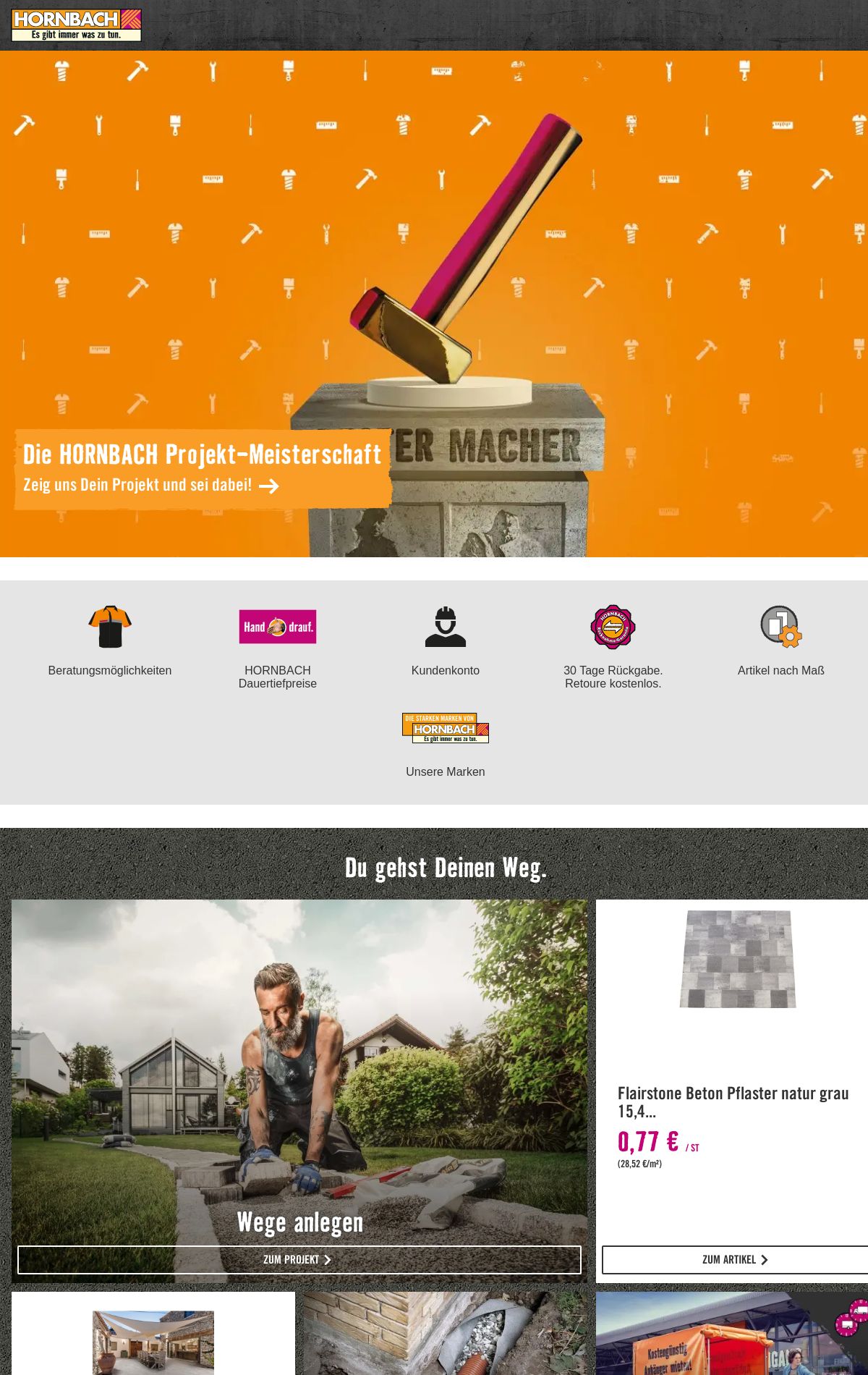 Prospekt Hornbach 09.08.2023 - 17.08.2023