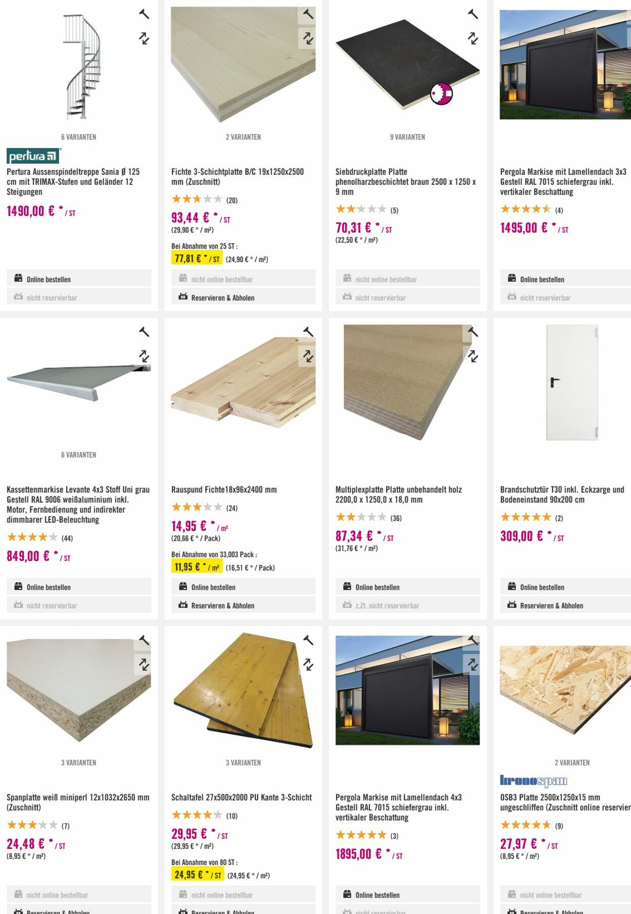 Prospekt Hornbach 09.08.2023 - 17.08.2023