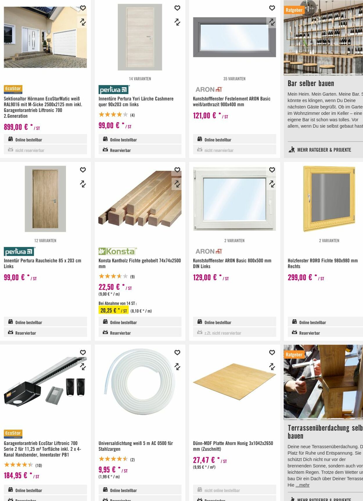 Prospekt Hornbach 15.11.2023 - 23.11.2023