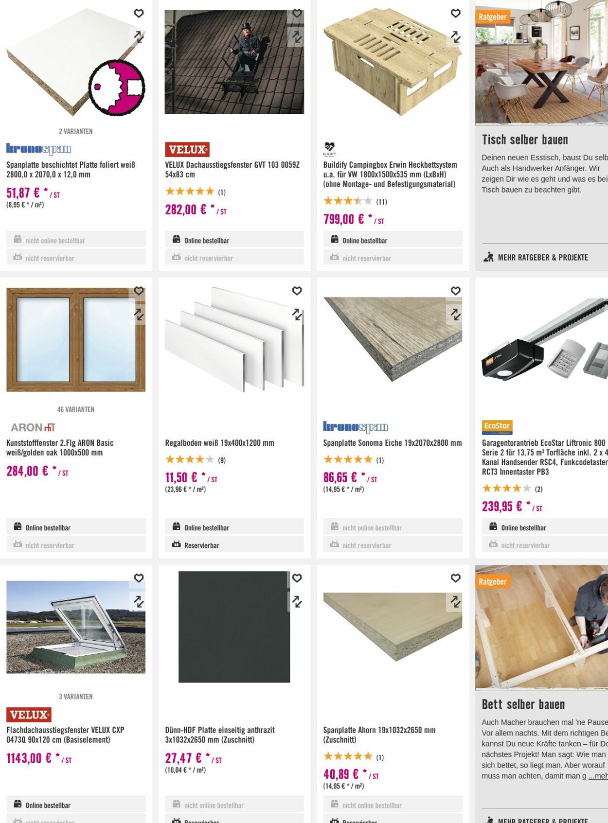 Prospekt Hornbach 15.11.2023 - 23.11.2023