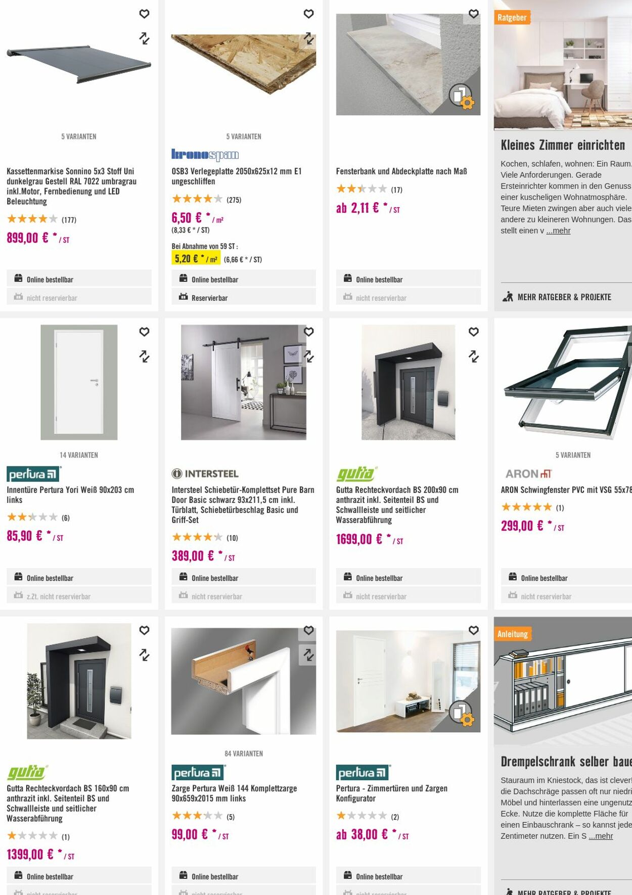 Prospekt Hornbach 15.11.2023 - 23.11.2023