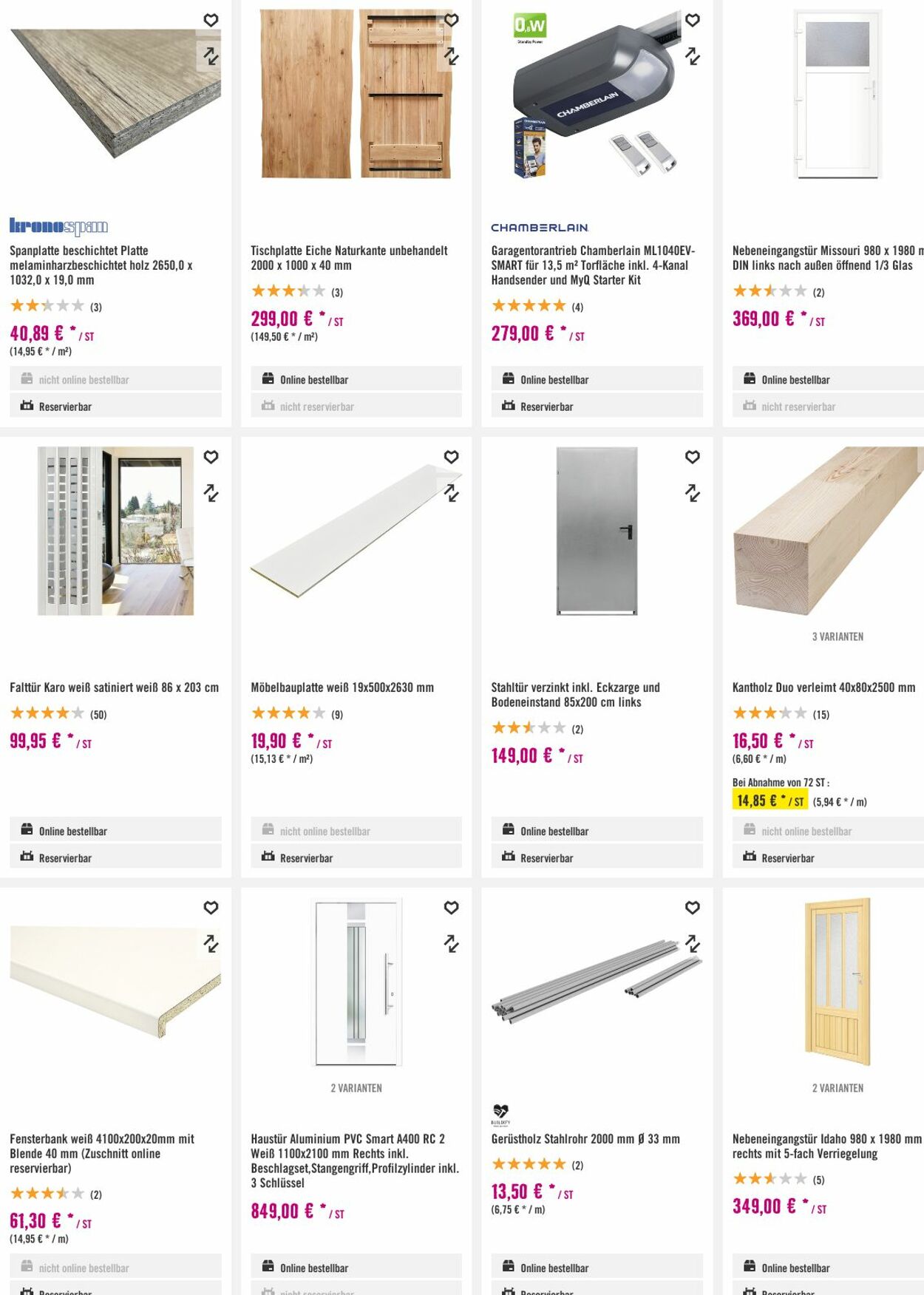 Prospekt Hornbach 15.11.2023 - 23.11.2023