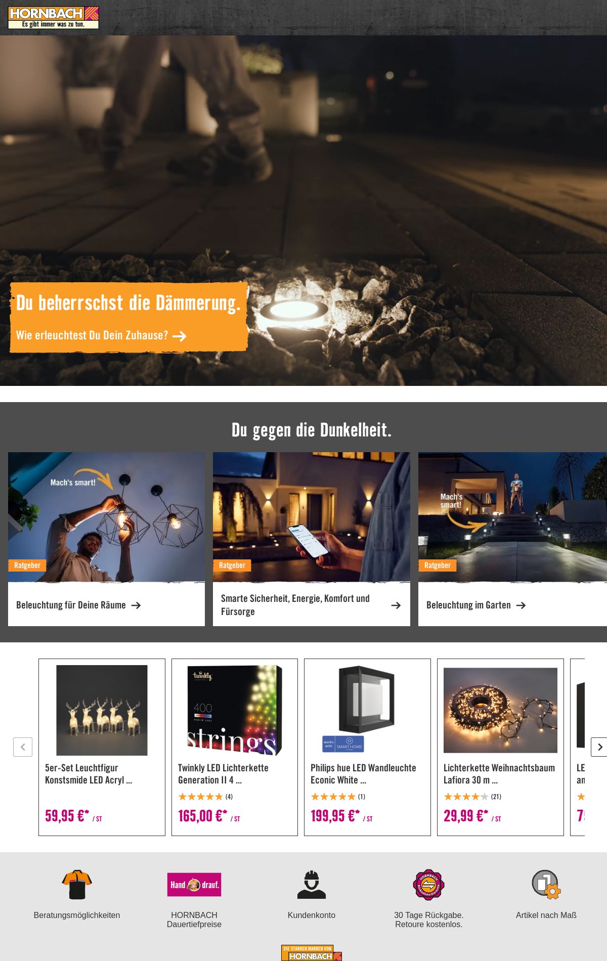 Prospekt Hornbach 15.11.2023 - 23.11.2023