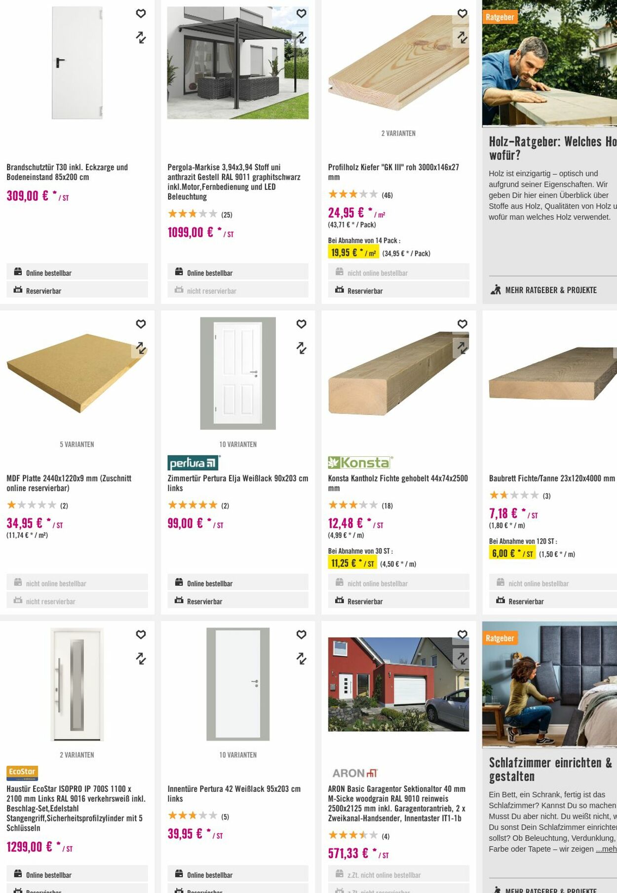 Prospekt Hornbach 15.11.2023 - 23.11.2023