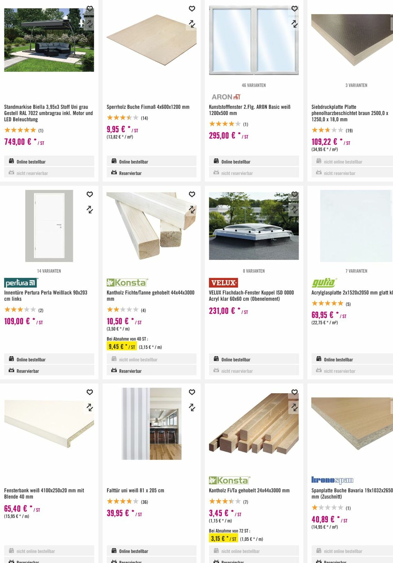 Prospekt Hornbach 15.11.2023 - 23.11.2023