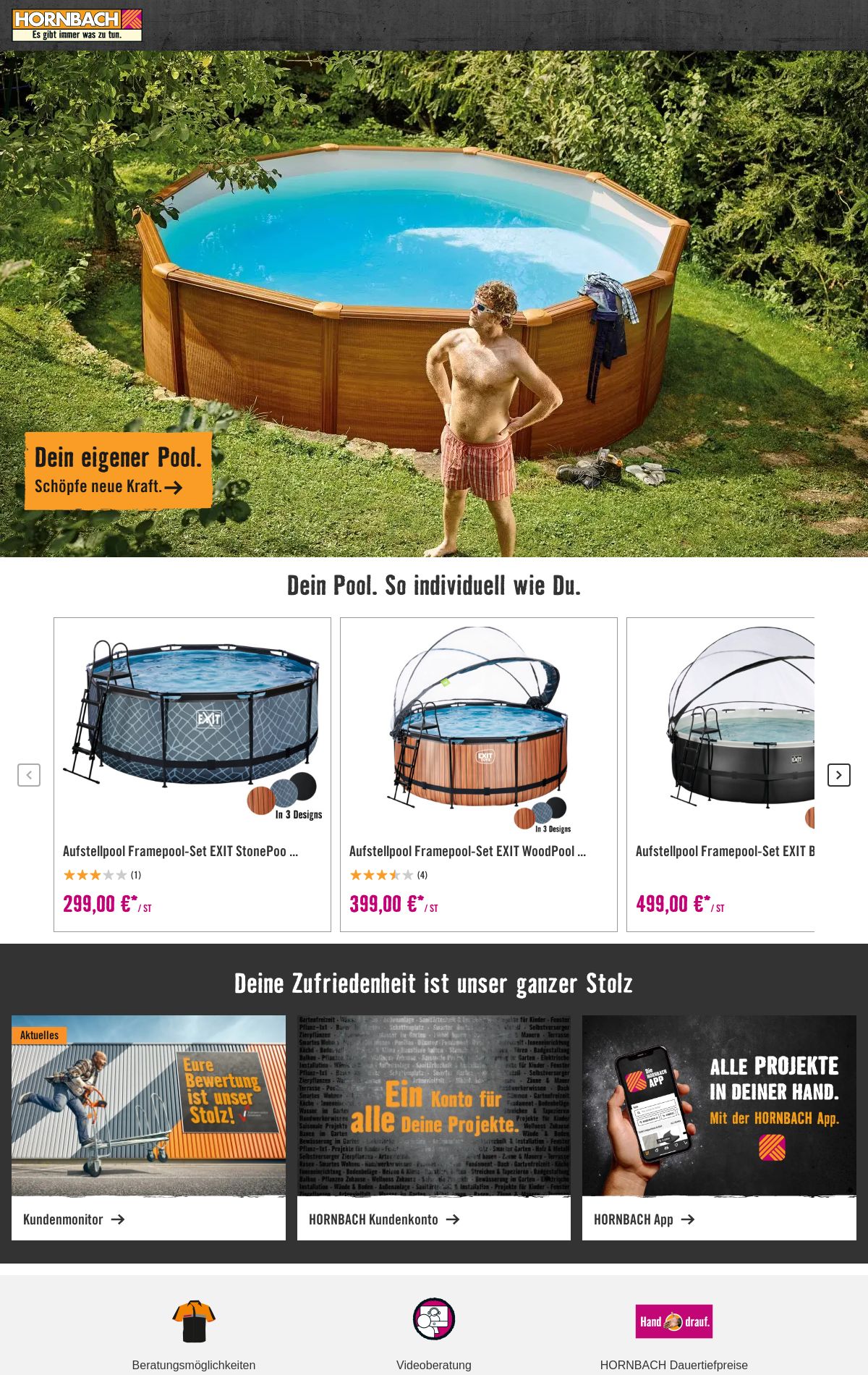 Prospekt Hornbach 10.07.2024 - 18.07.2024