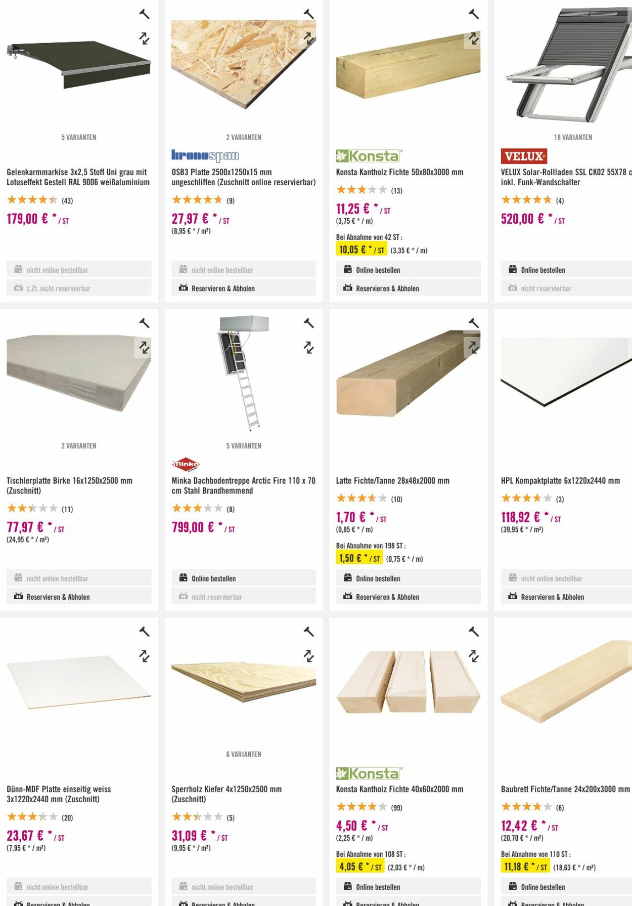 Prospekt Hornbach 16.08.2023 - 24.08.2023