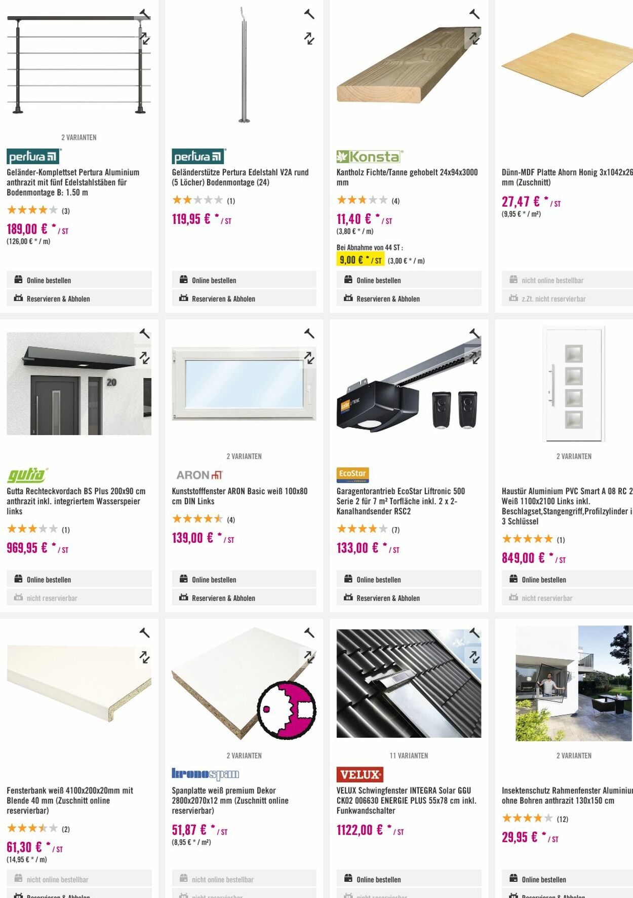 Prospekt Hornbach 16.08.2023 - 24.08.2023