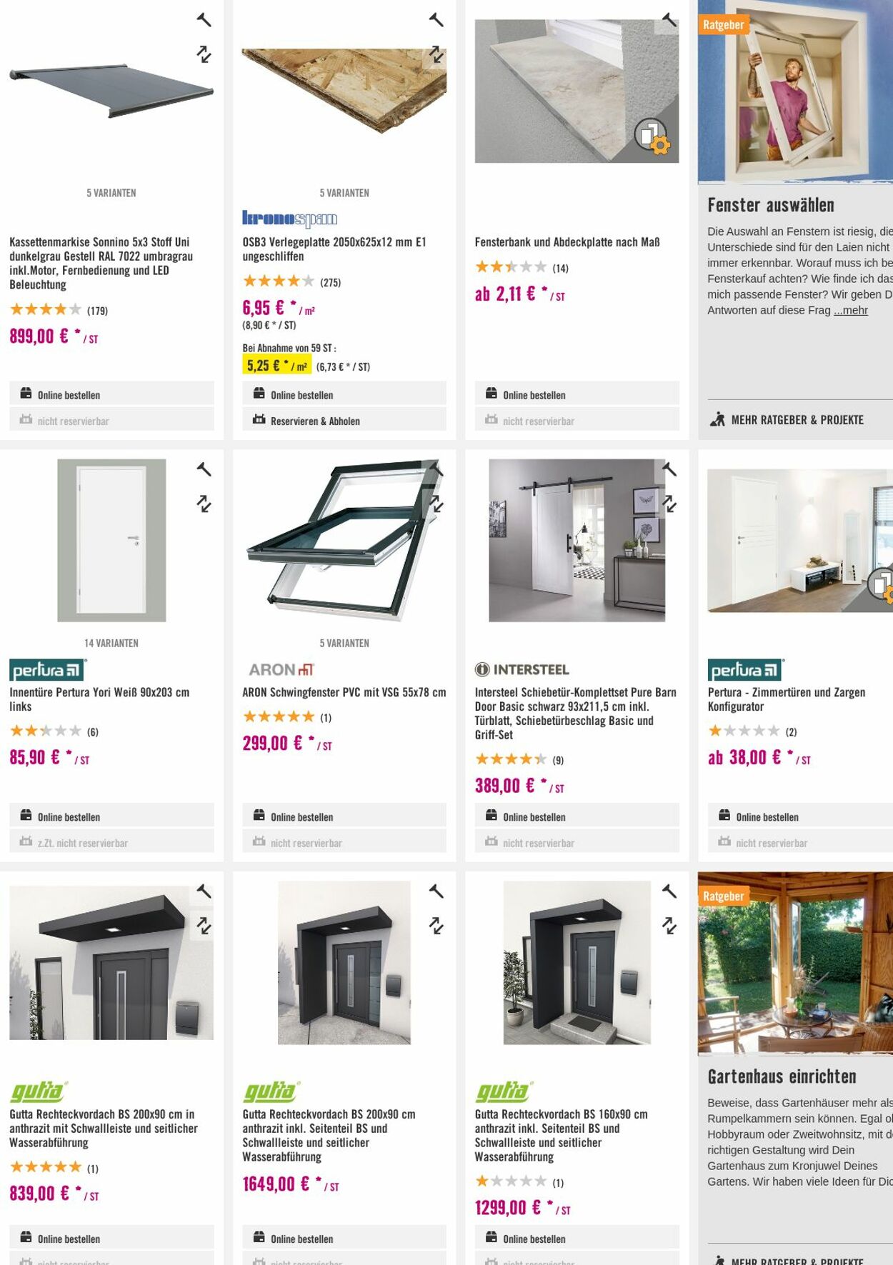 Prospekt Hornbach 16.08.2023 - 24.08.2023