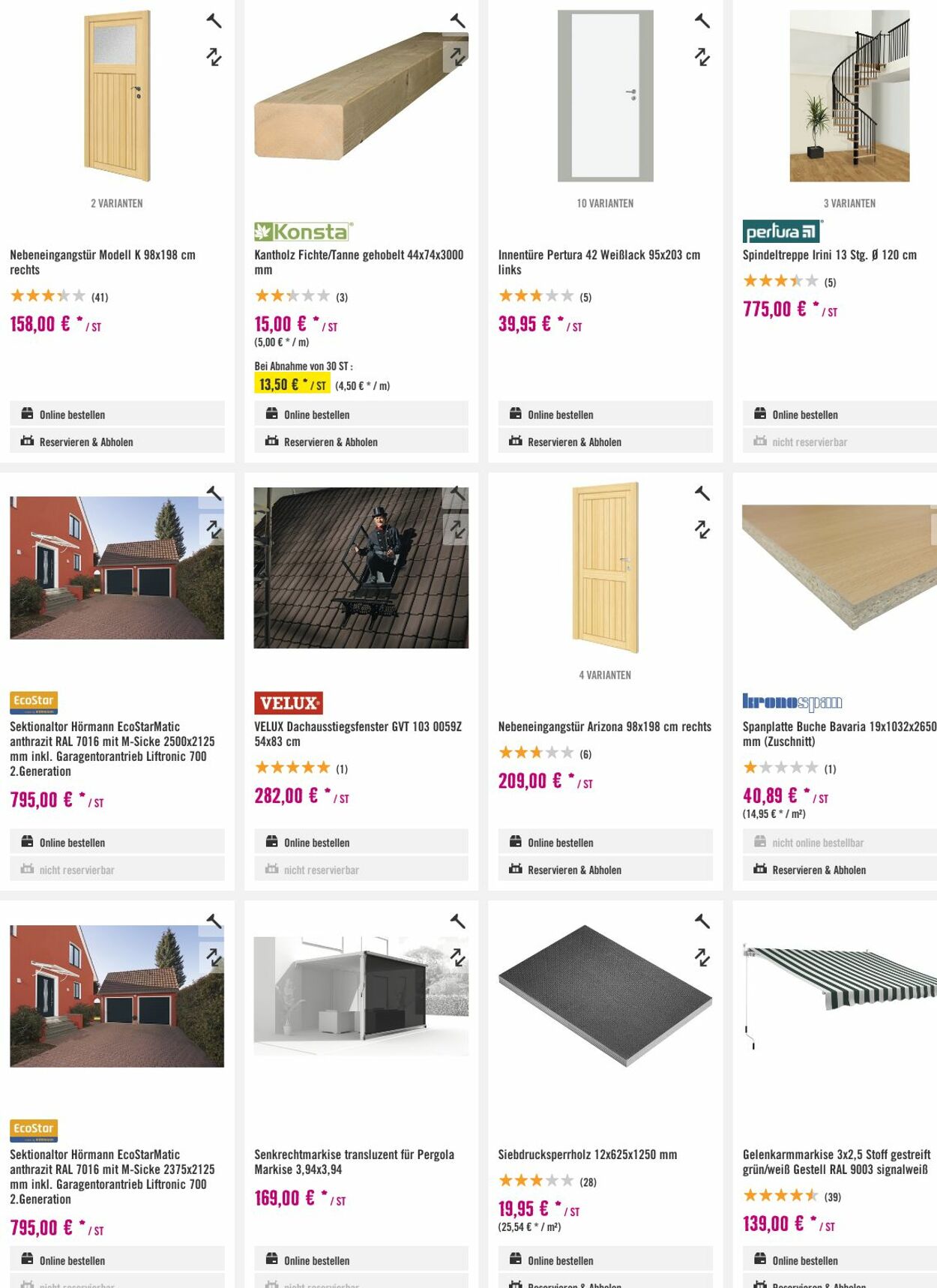 Prospekt Hornbach 16.08.2023 - 24.08.2023