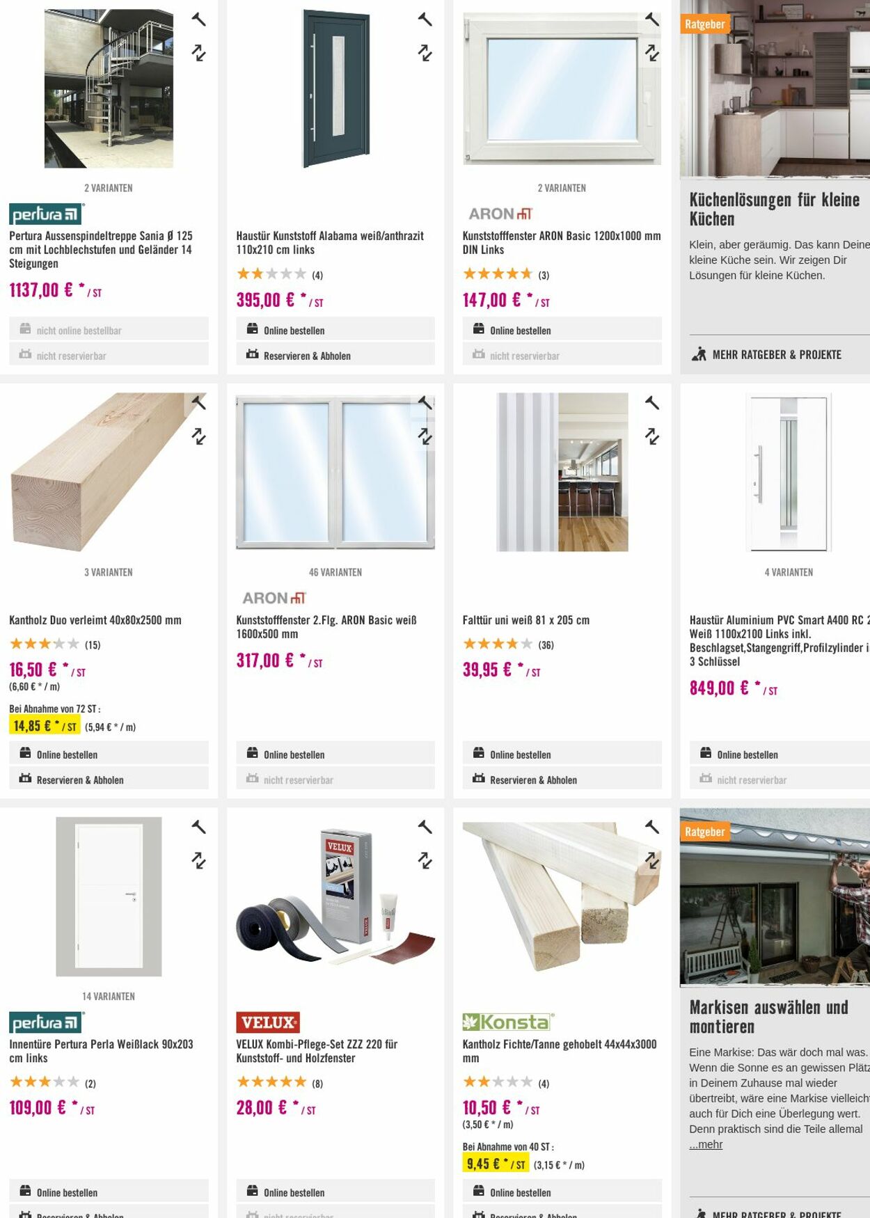 Prospekt Hornbach 16.08.2023 - 24.08.2023