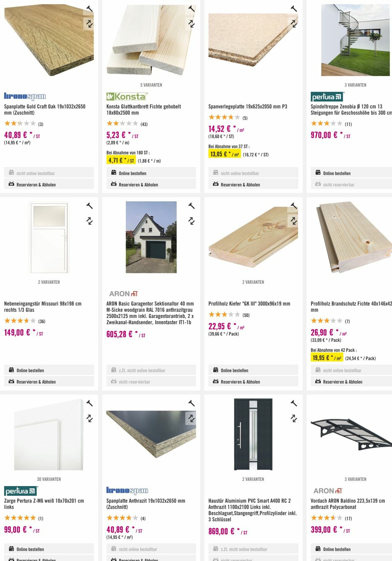 Prospekt Hornbach 16.08.2023 - 24.08.2023