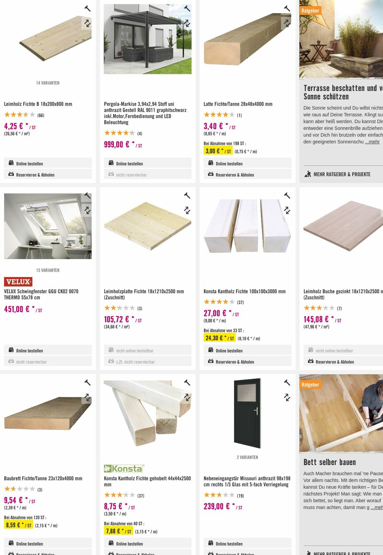 Prospekt Hornbach 16.08.2023 - 24.08.2023