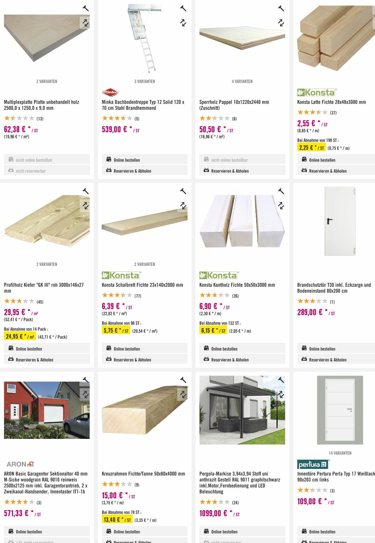 Prospekt Hornbach 16.08.2023 - 24.08.2023