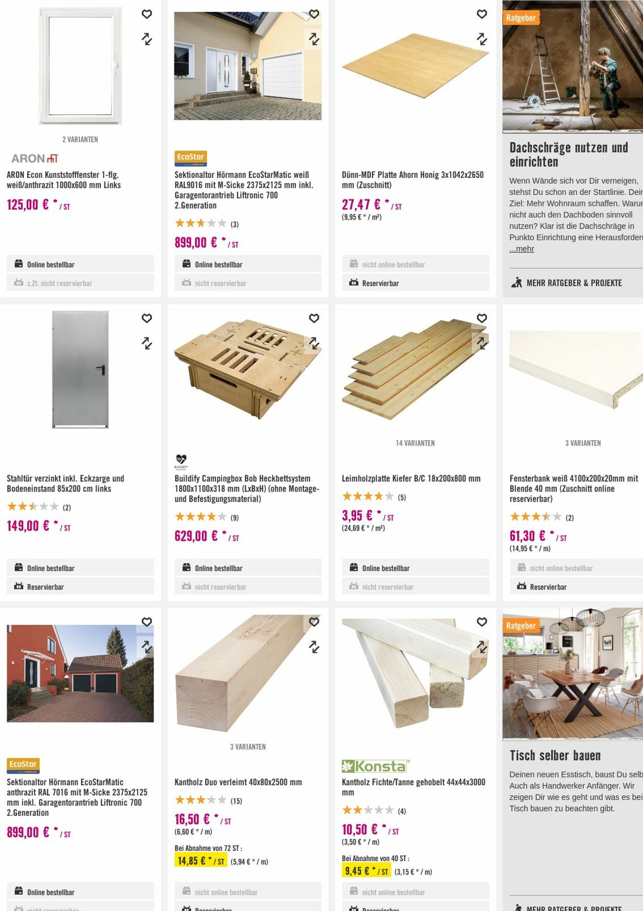 Prospekt Hornbach 29.11.2023 - 07.12.2023