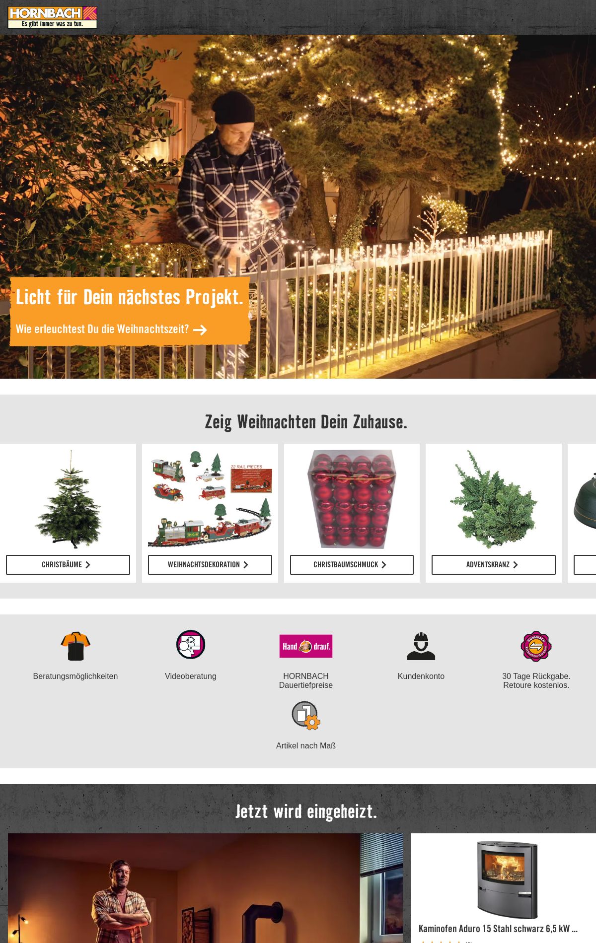 Prospekt Hornbach 29.11.2023 - 07.12.2023