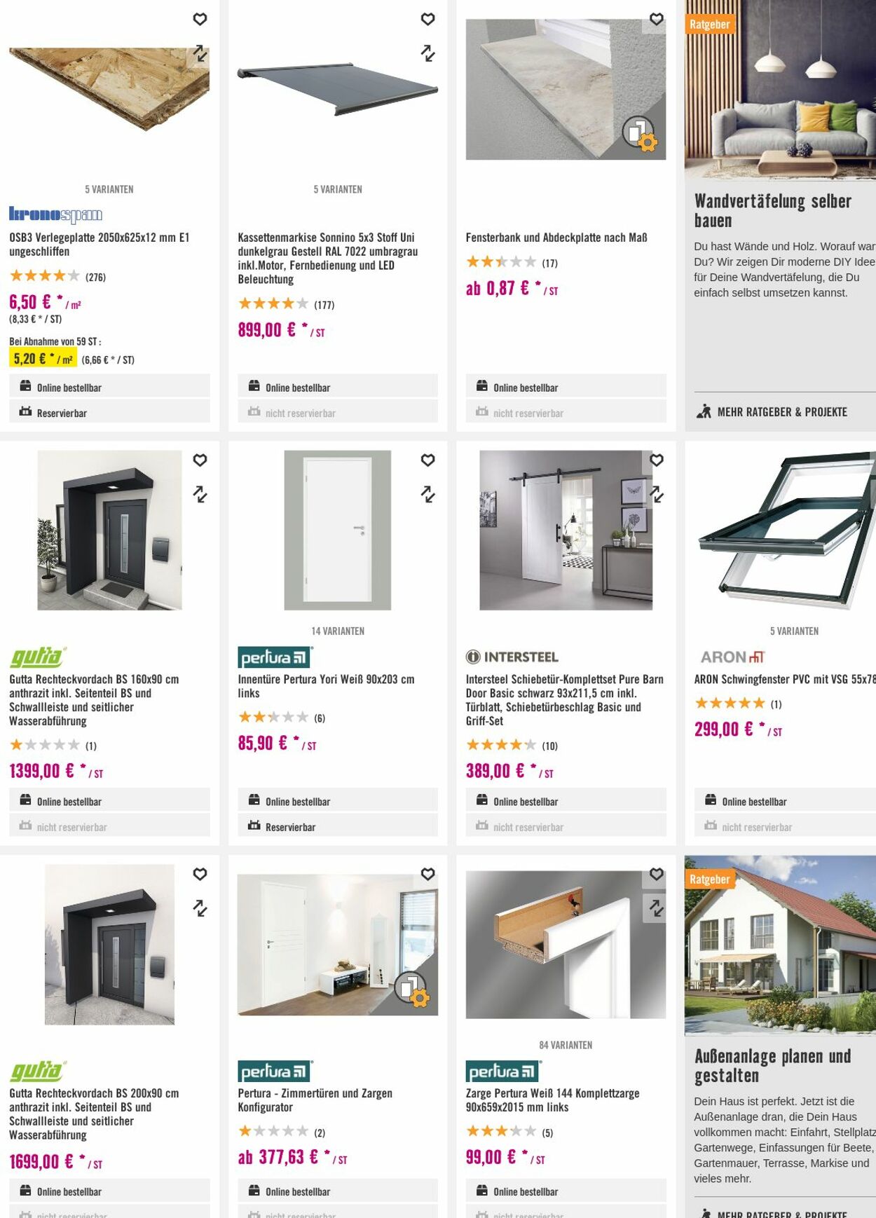 Prospekt Hornbach 29.11.2023 - 07.12.2023