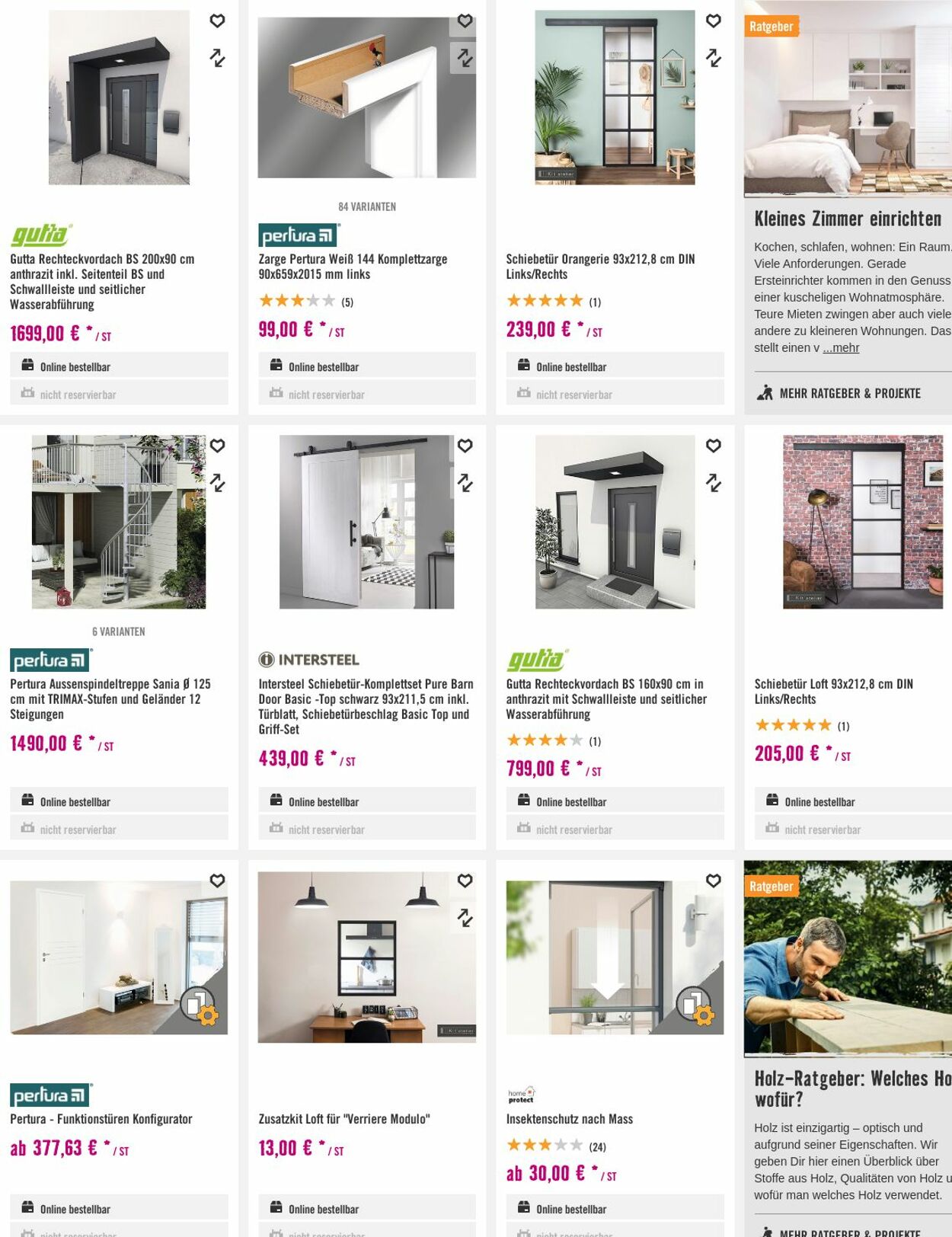 Prospekt Hornbach 08.11.2023 - 16.11.2023