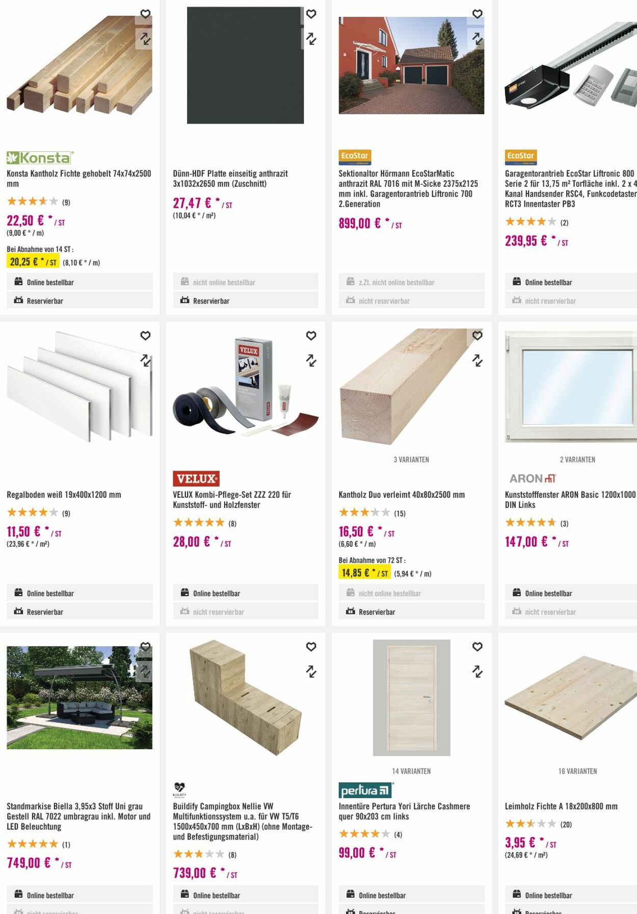 Prospekt Hornbach 08.11.2023 - 16.11.2023