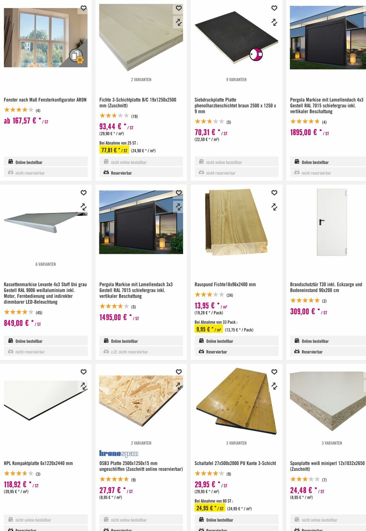 Prospekt Hornbach 08.11.2023 - 16.11.2023