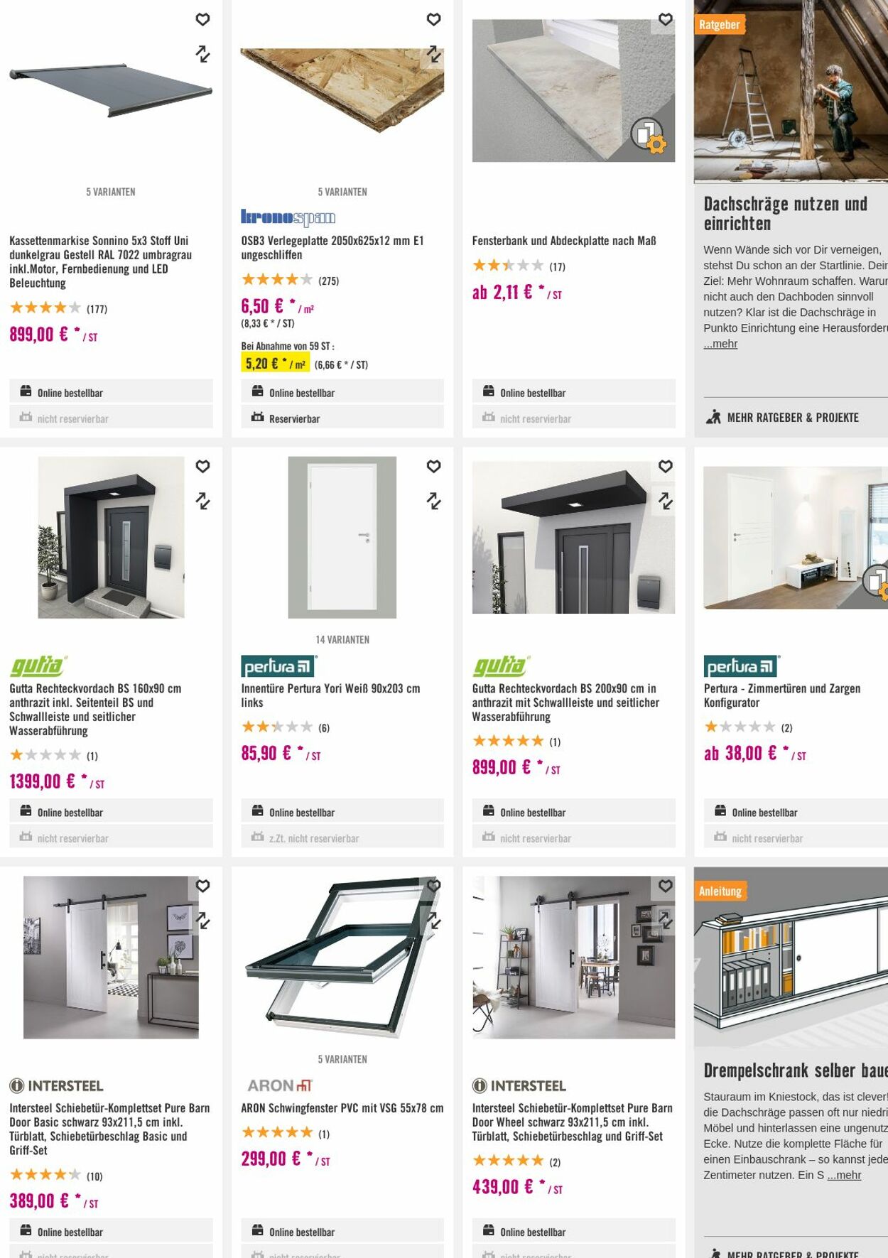 Prospekt Hornbach 08.11.2023 - 16.11.2023