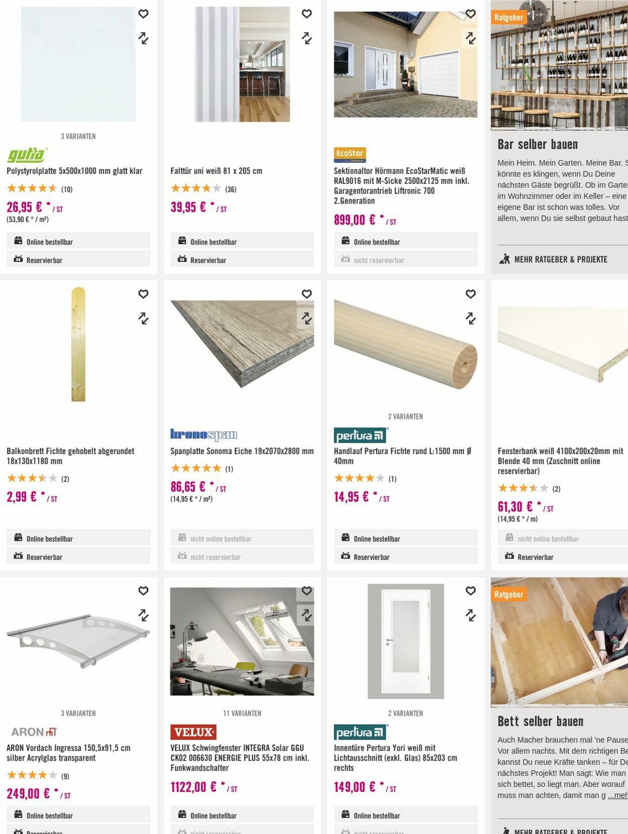 Prospekt Hornbach 08.11.2023 - 16.11.2023