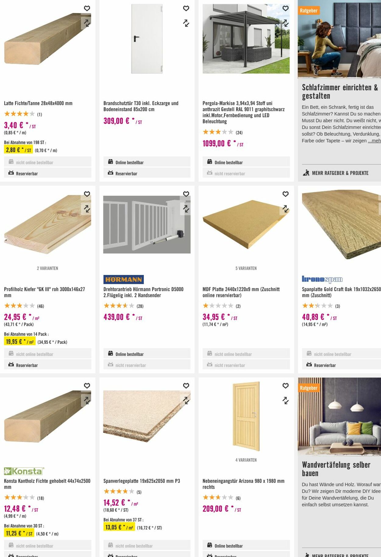 Prospekt Hornbach 08.11.2023 - 16.11.2023