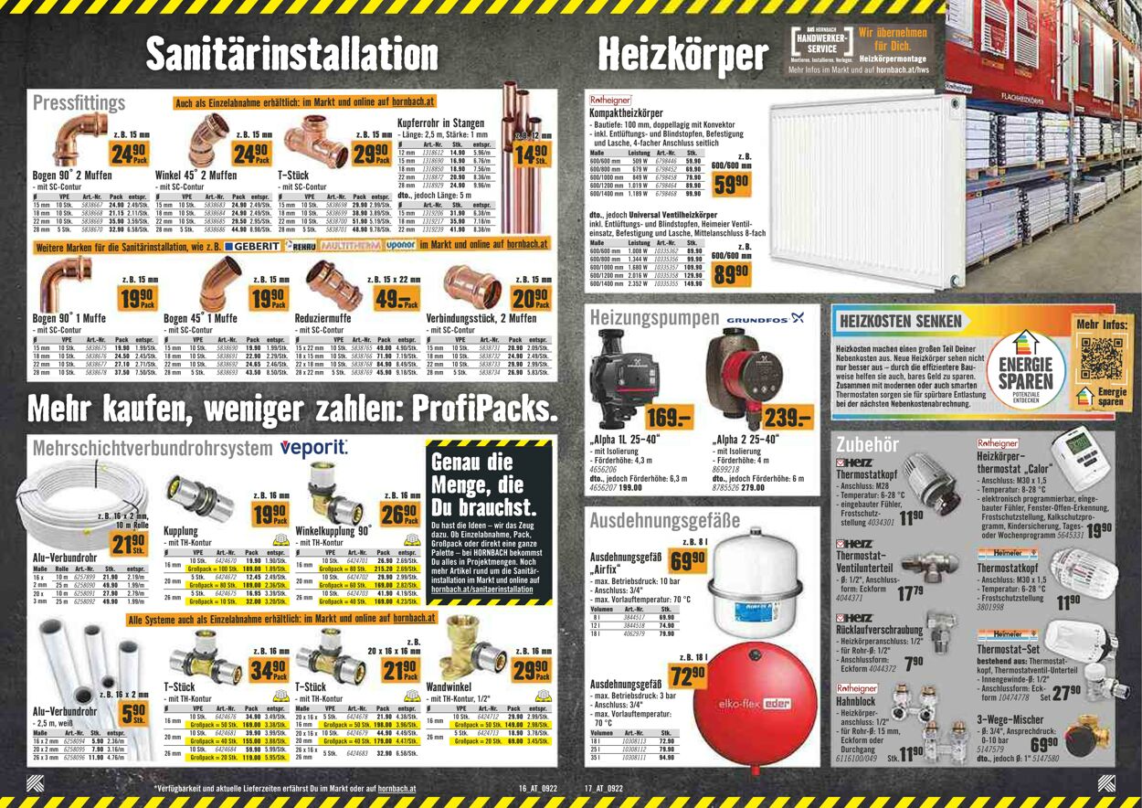 Prospekt Hornbach 07.09.2022 - 21.09.2022