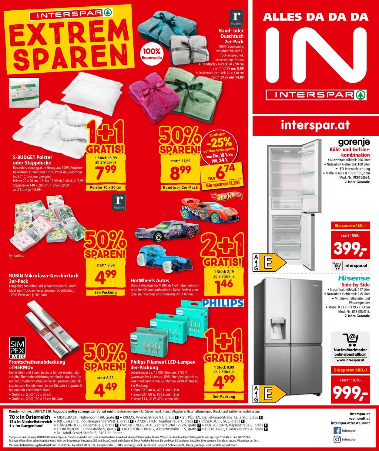 Prospekt Interspar 18.01.2024 - 31.01.2024