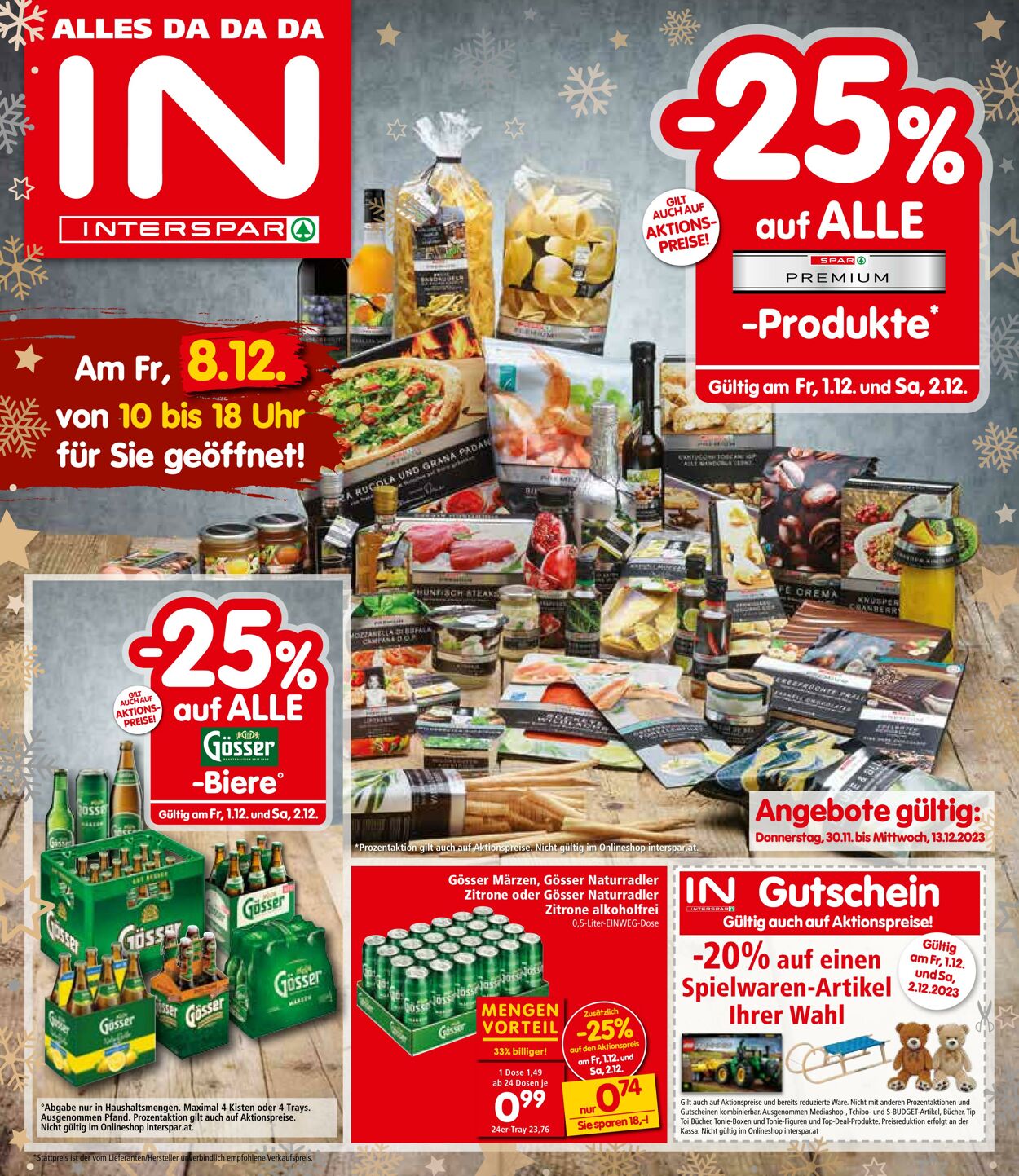 Prospekt Interspar 30.11.2023 - 13.12.2023