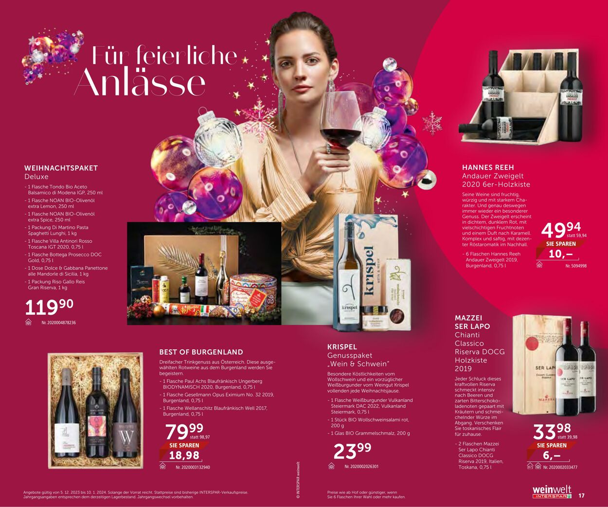 Prospekt Interspar 05.12.2023 - 10.01.2024