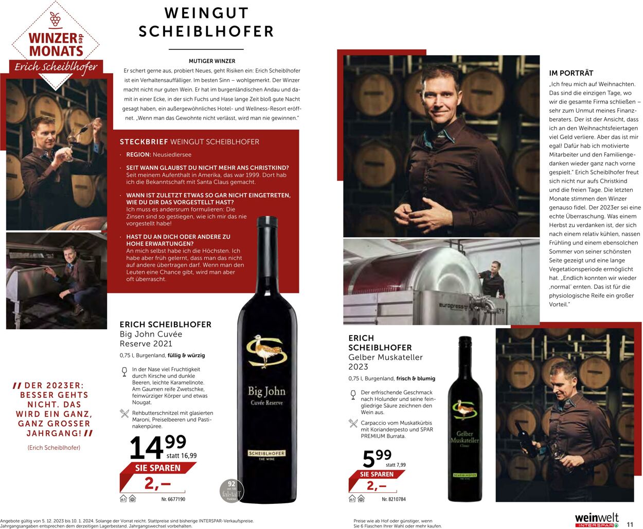 Prospekt Interspar 05.12.2023 - 10.01.2024