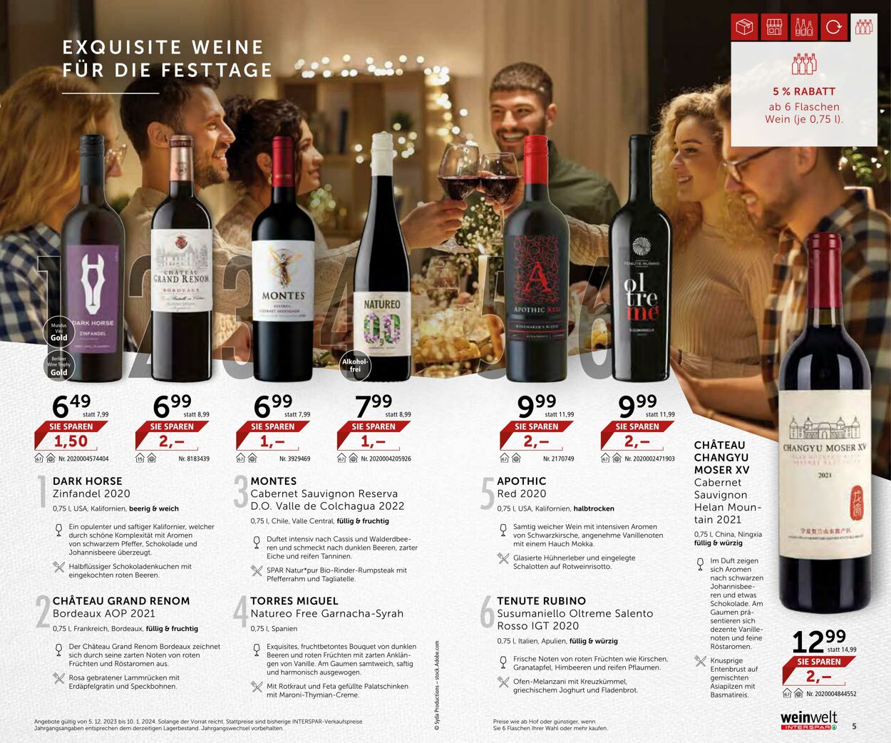 Prospekt Interspar 05.12.2023 - 10.01.2024