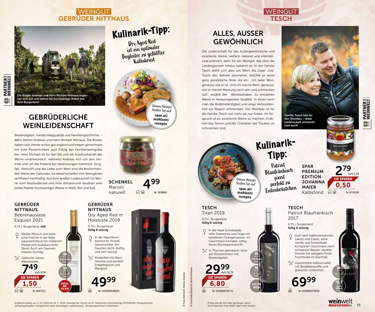 Prospekt Interspar 05.12.2023 - 10.01.2024